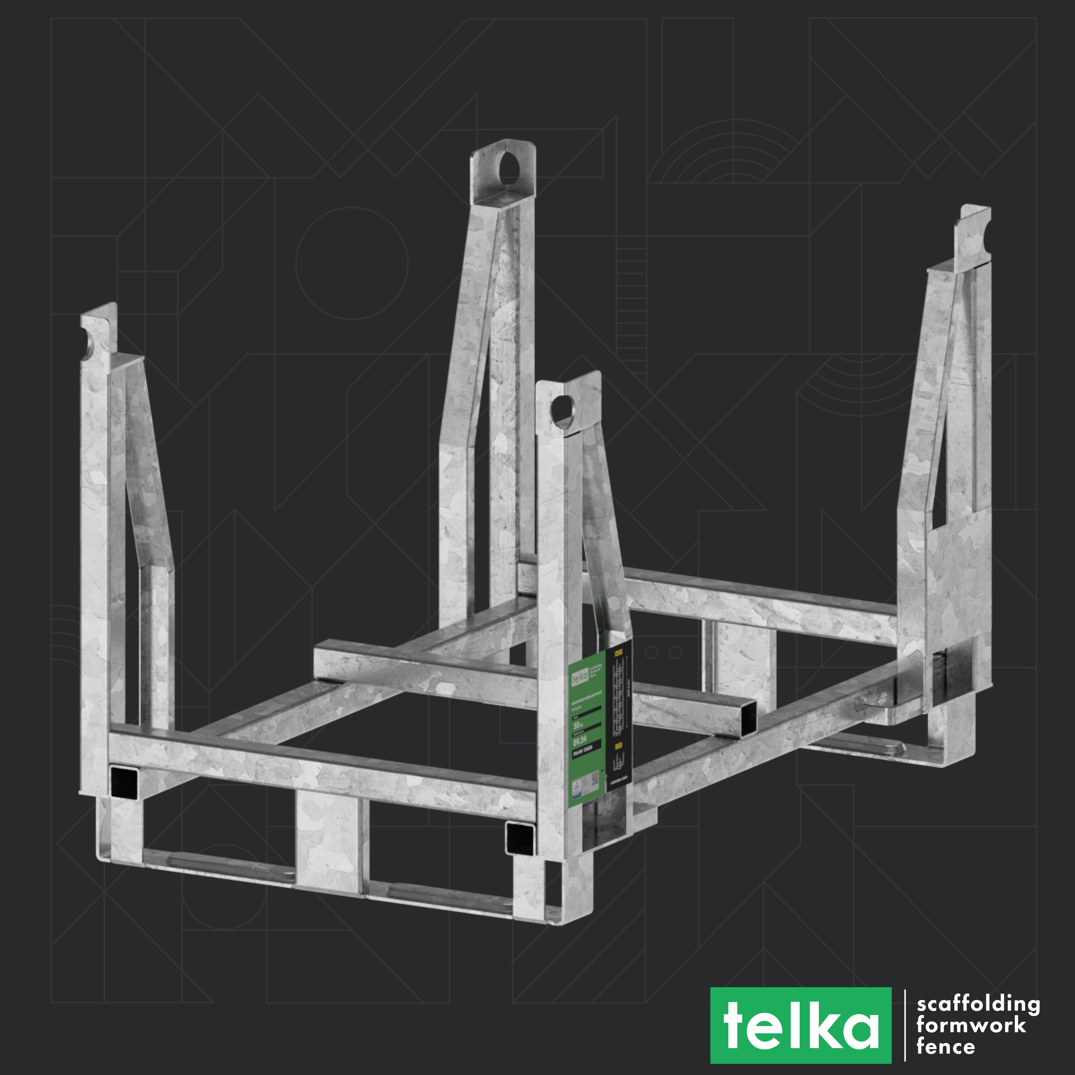 Telka Paletta Modulare Rinforzata 1200 x 800 x 800 mm in vendita - foto 1