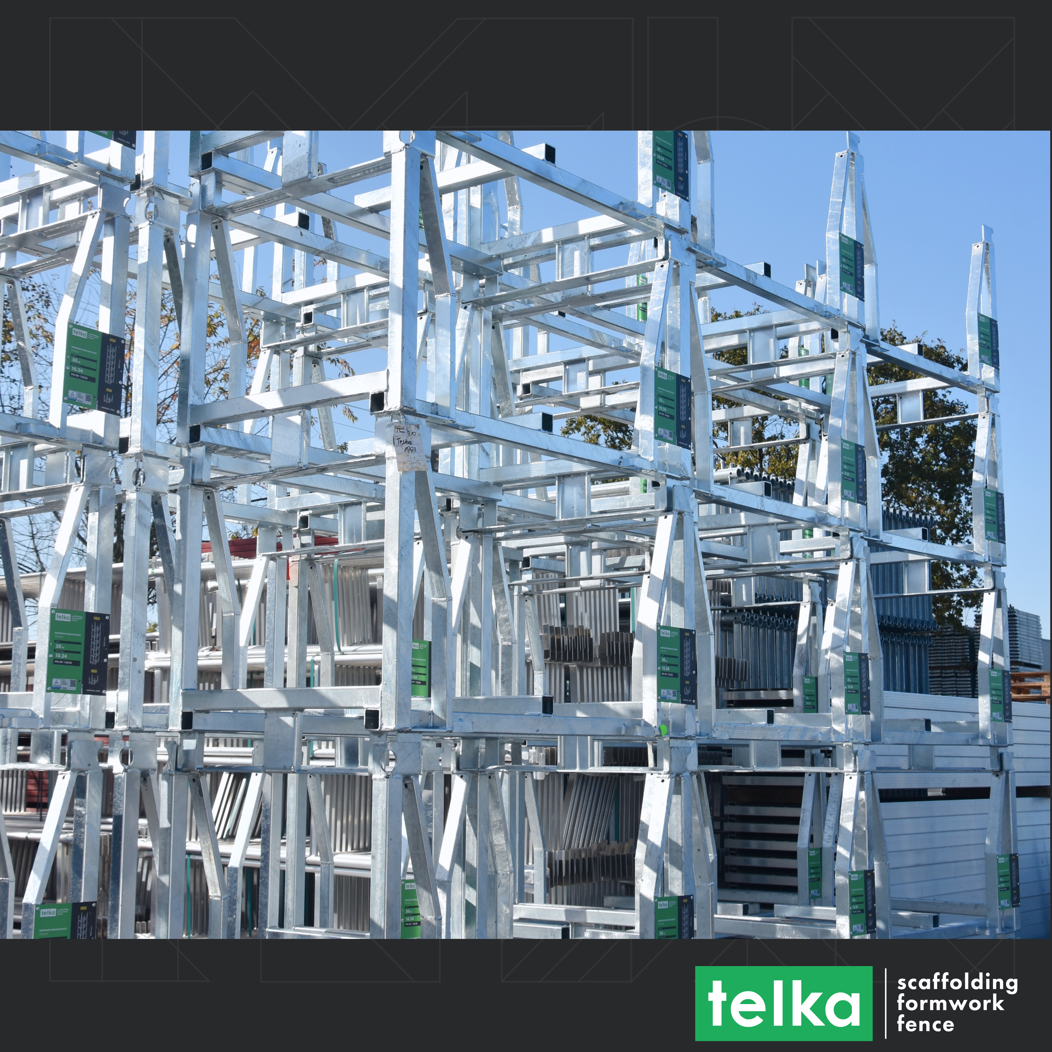 Telka Paletta Modulare Rinforzata 1200 x 800 x 800 mm in vendita - foto 3