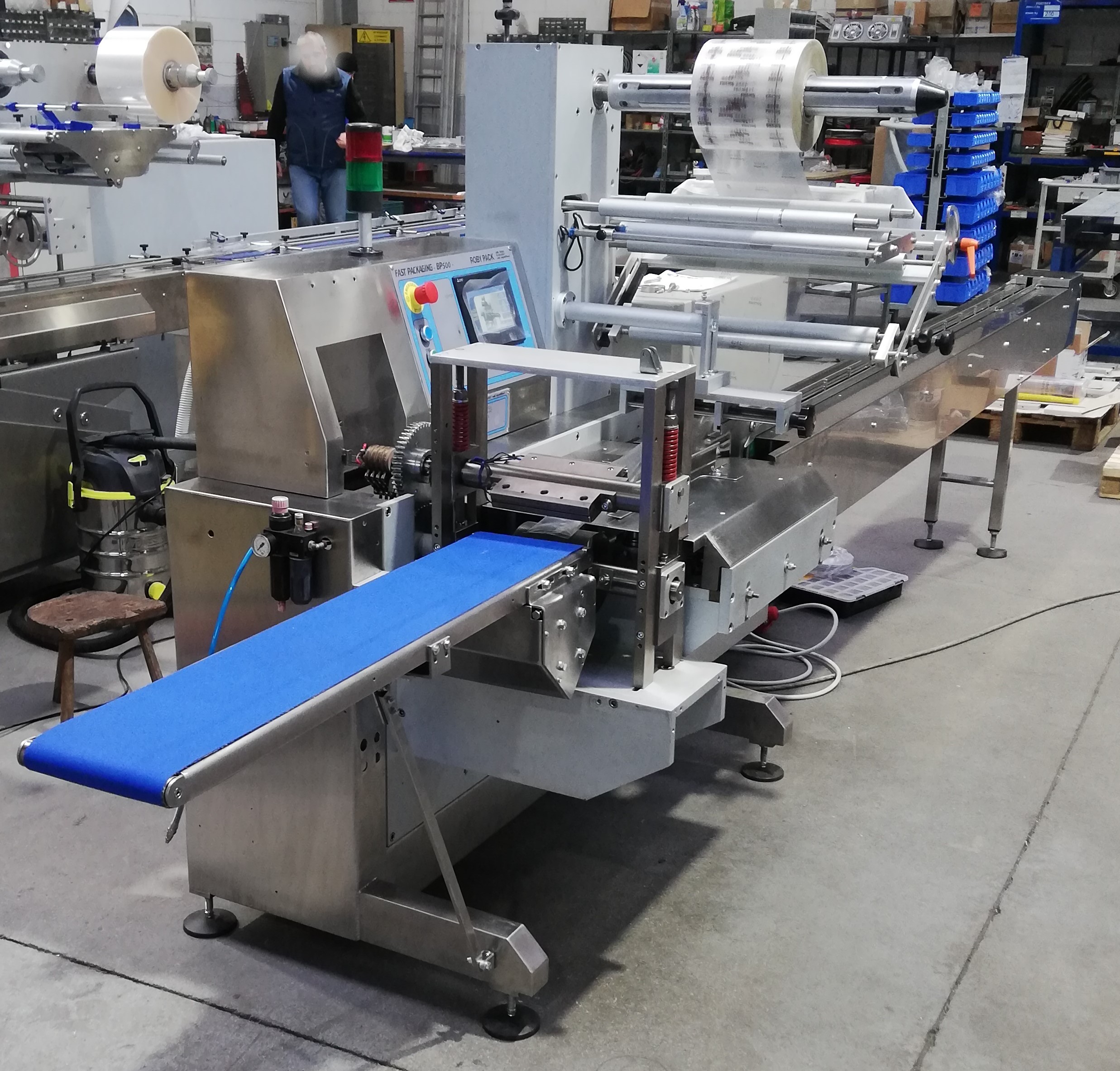 CONFEZIONATRICE ORIZZONTALE MOD. BP500 INOX in vendita - foto 5