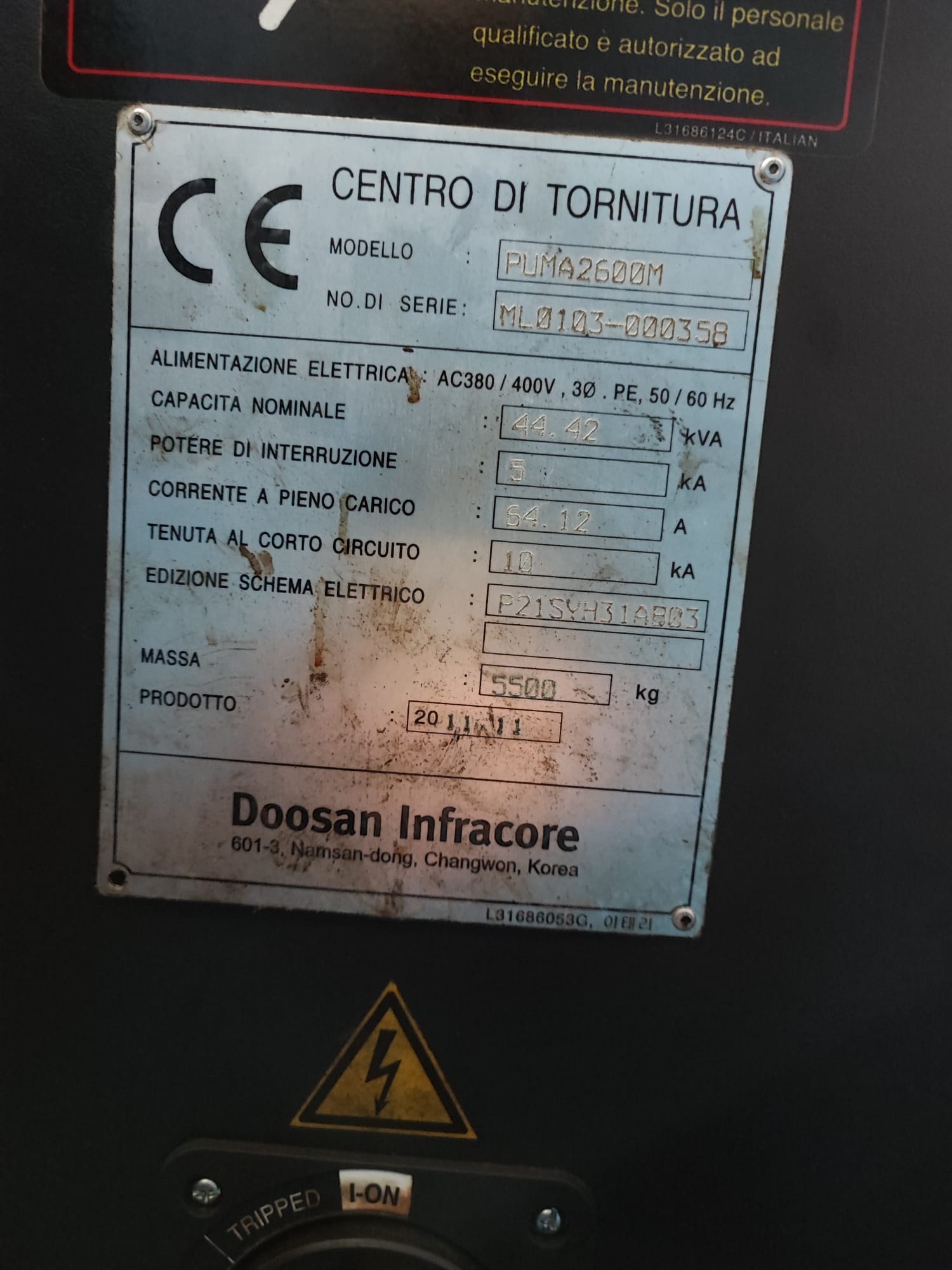 Tornio motorizzato DOOSAN PUMA 2600M | CNC Fanuc in vendita - foto 6