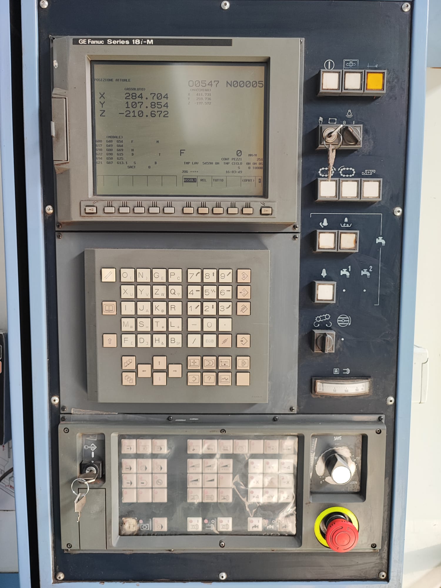 Centro FAMUP MC100E +4°ASSE | 1000x500x600 | CNC Fanuc in vendita - foto 8