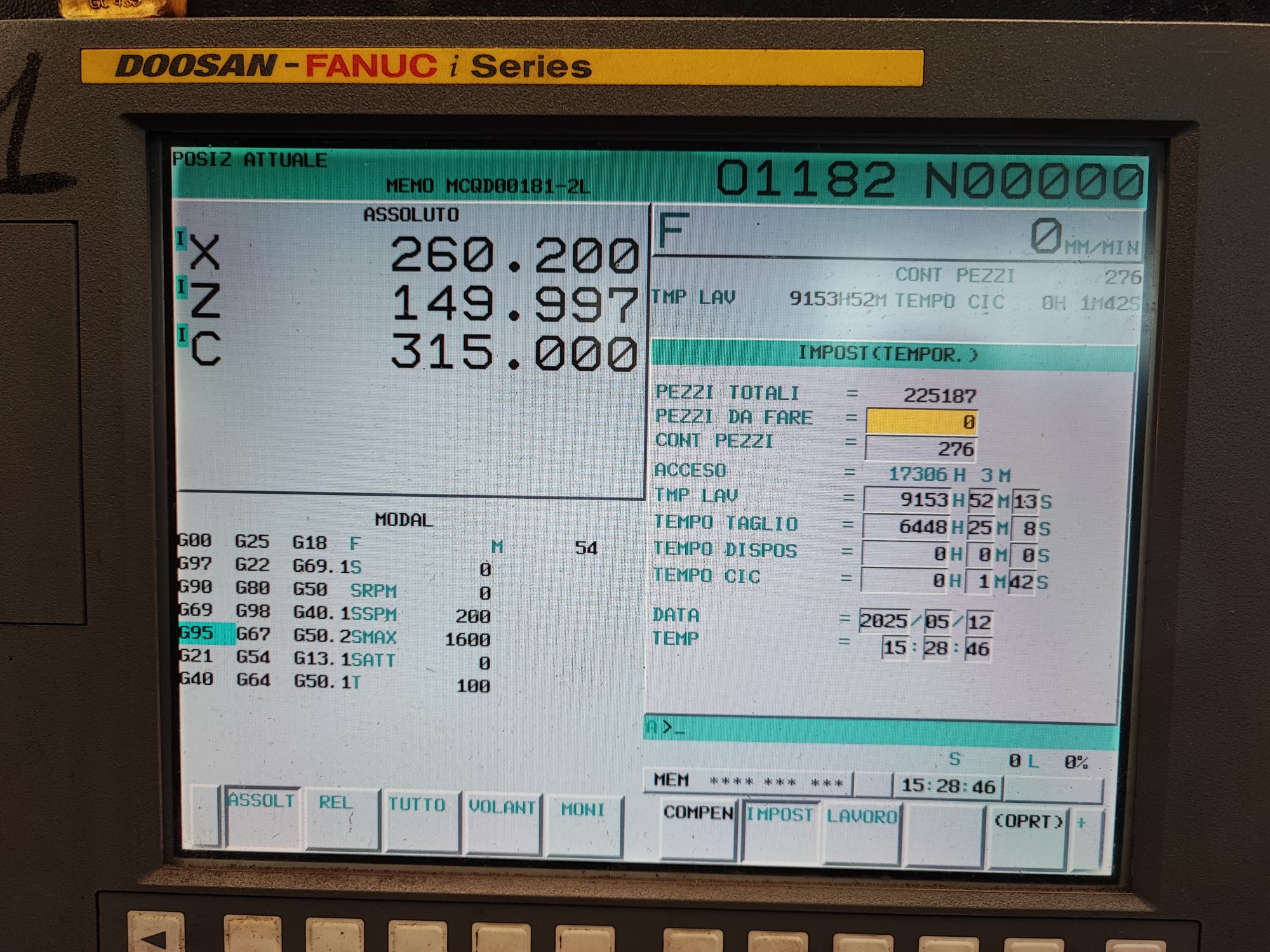 Tornio motorizzato DOOSAN PUMA 2600M | CNC Fanuc in vendita - foto 5