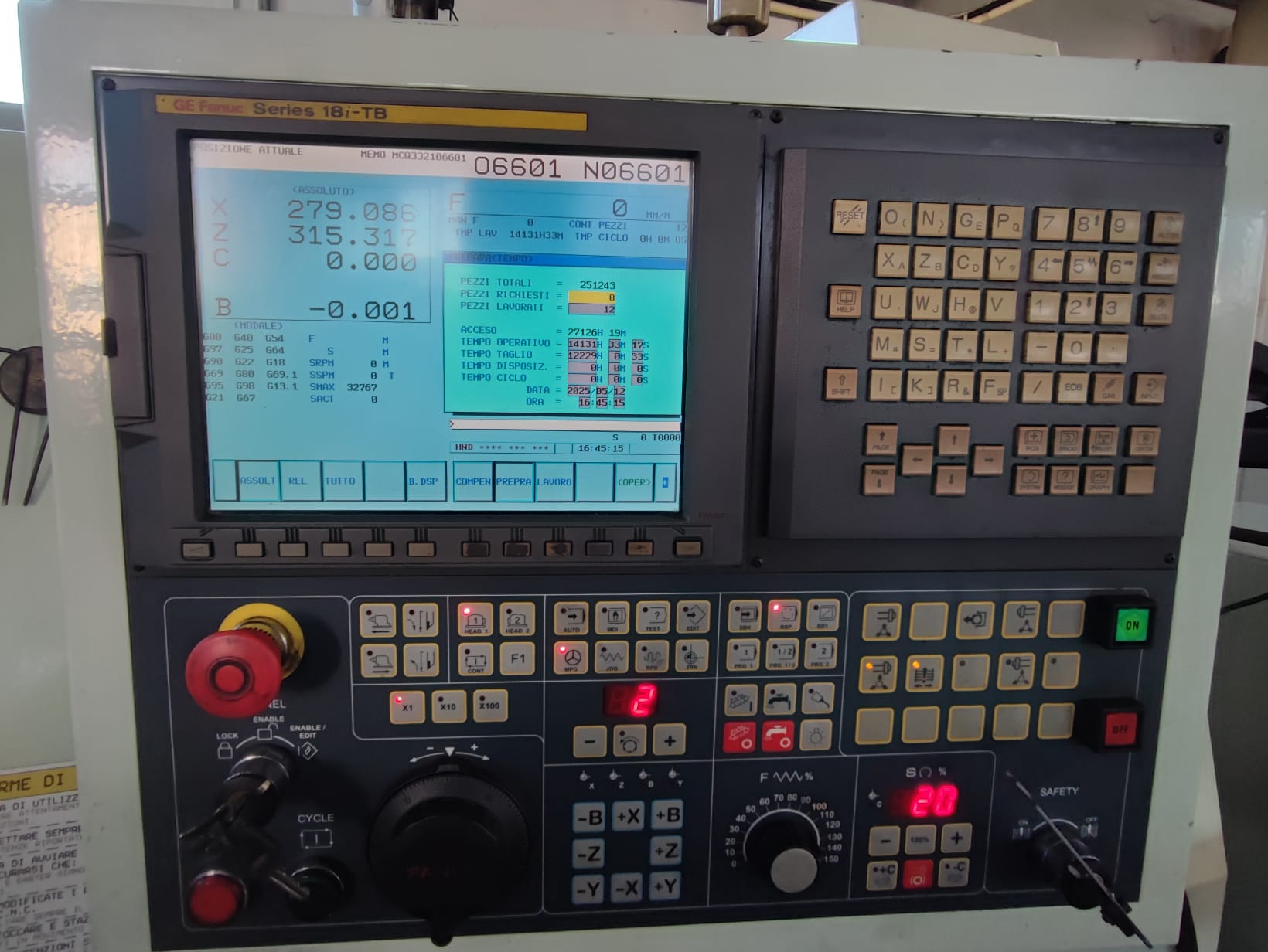 Tornio motorizzato BIGLIA B 565 M | CNC Fanuc in vendita - foto 5