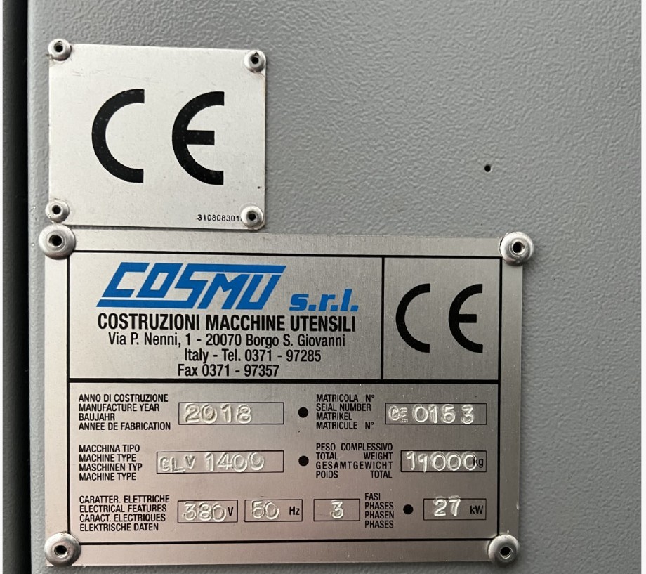Centro di lavoro verticale COMU CLV 1400 in vendita - foto 5