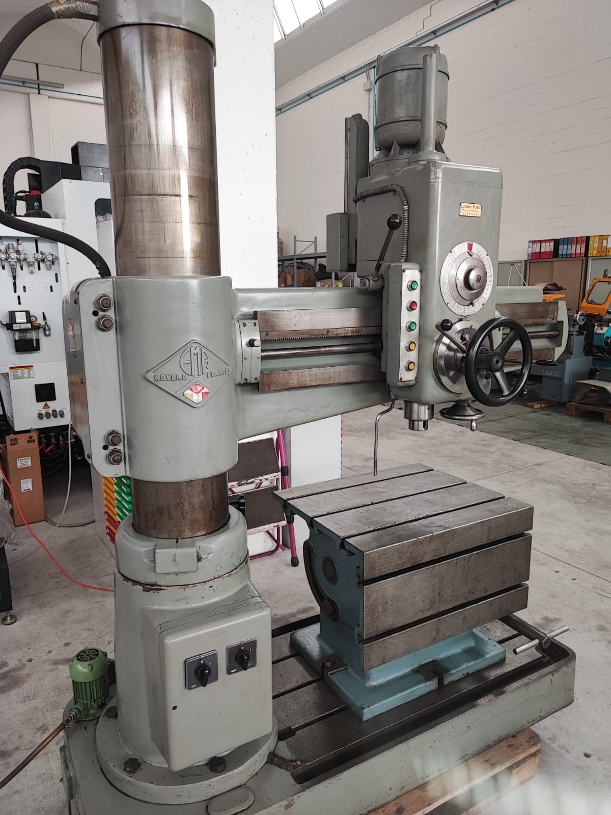 Trapano radiale EMA NOVARA RA 1100/S cubo inclinabile in vendita - foto 3