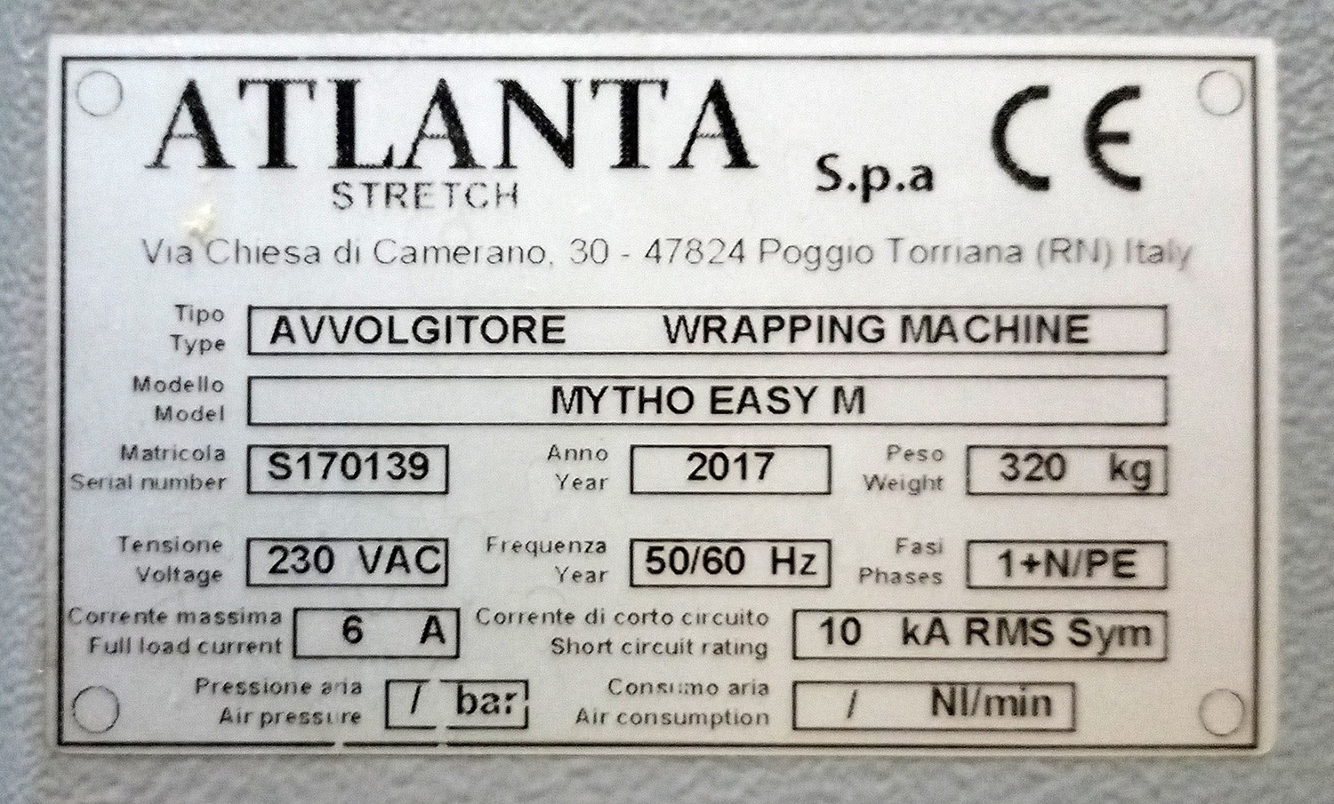Avvolgitore Semiautomatico Atlanta Mytho easy m in vendita - foto 5