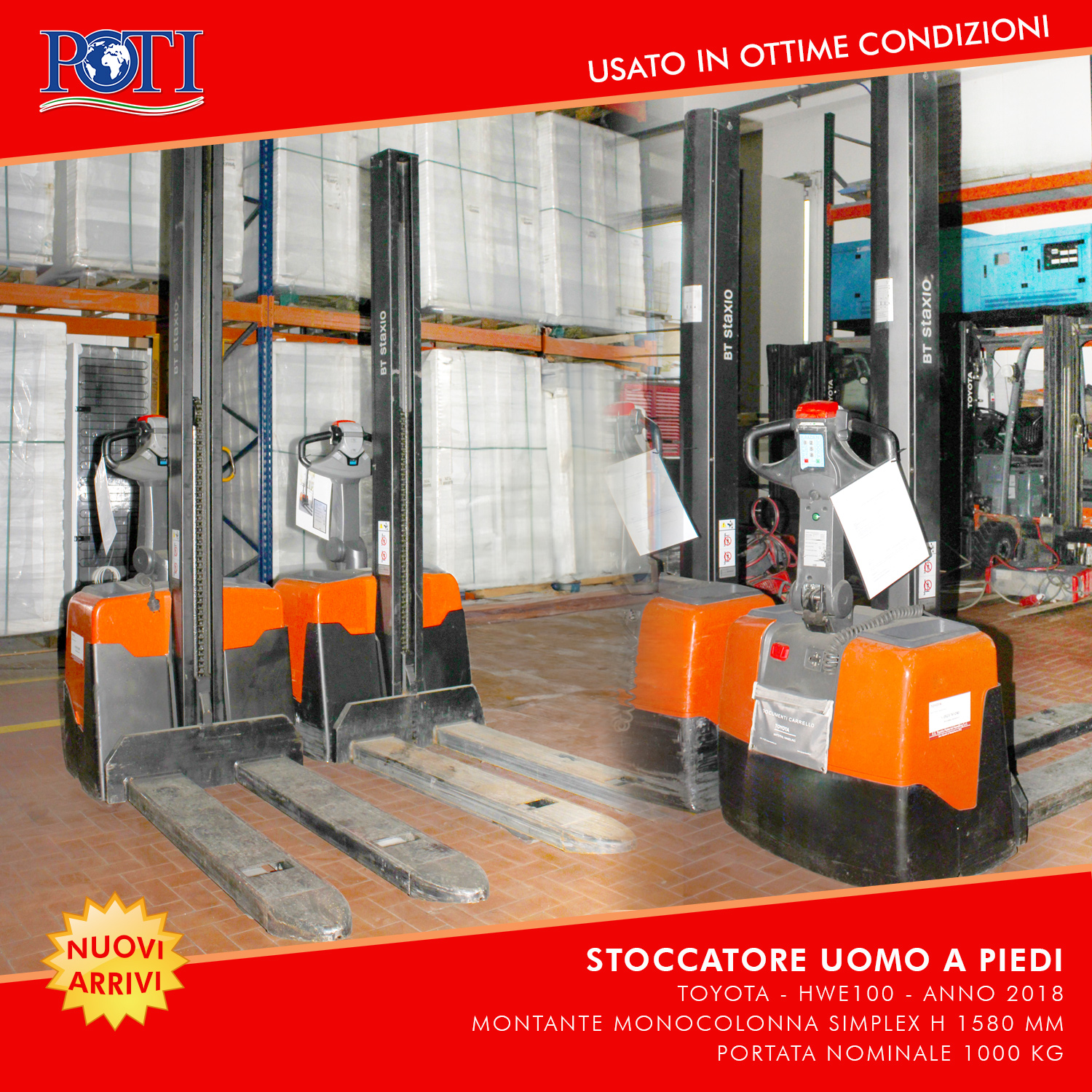 Carrelli elevatori in vendita