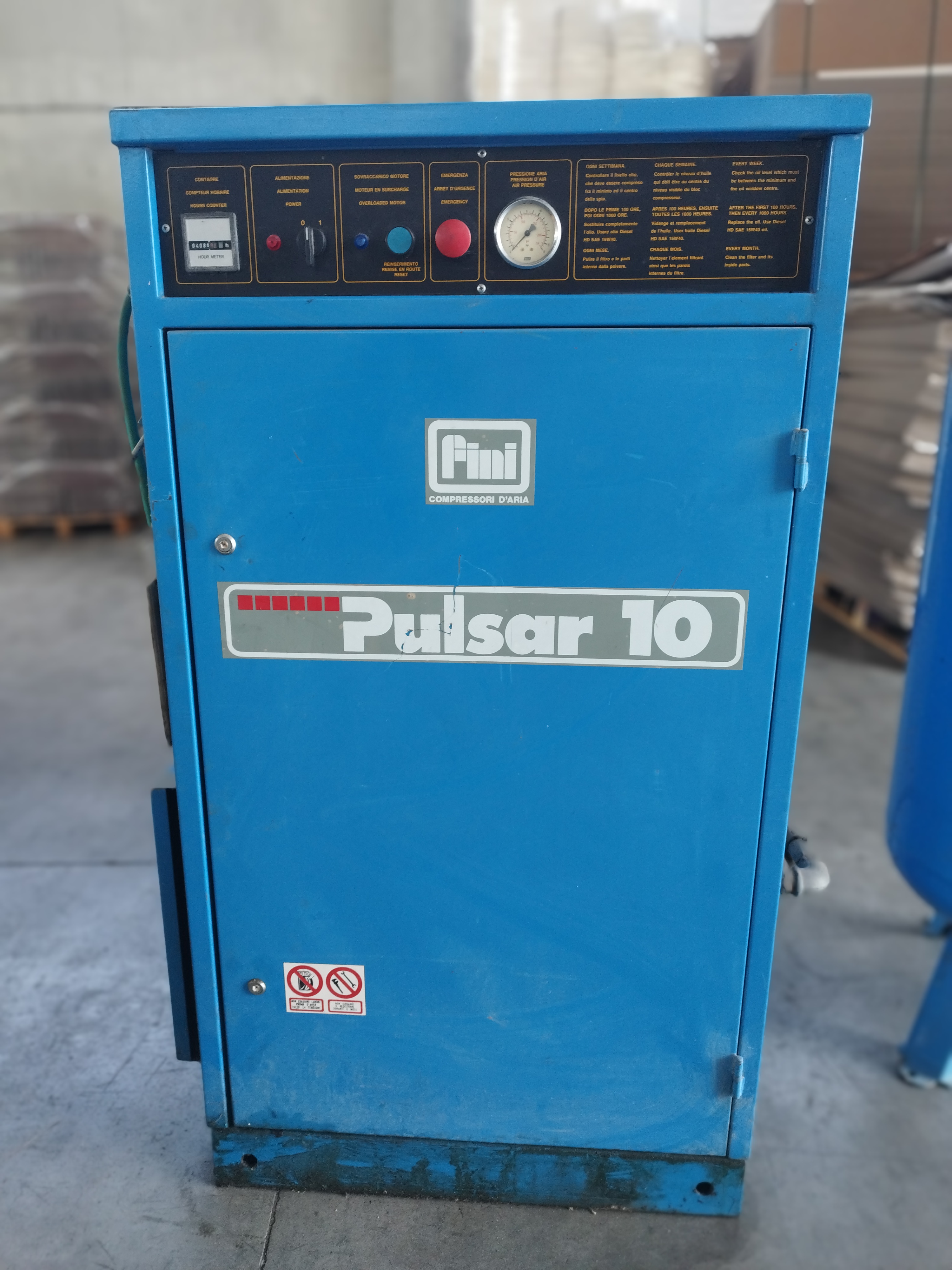 Compressore Aria Fini Silenziato 500 litri 1986 in vendita - foto 2