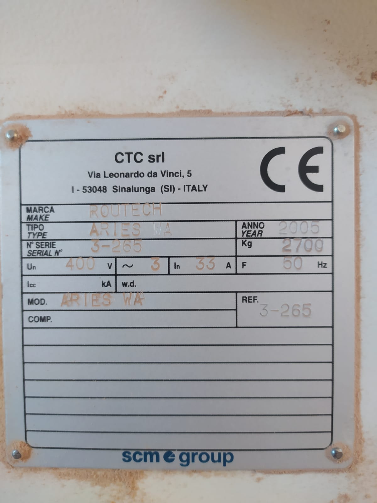 Ricambi cnc SCM in vendita - foto 7