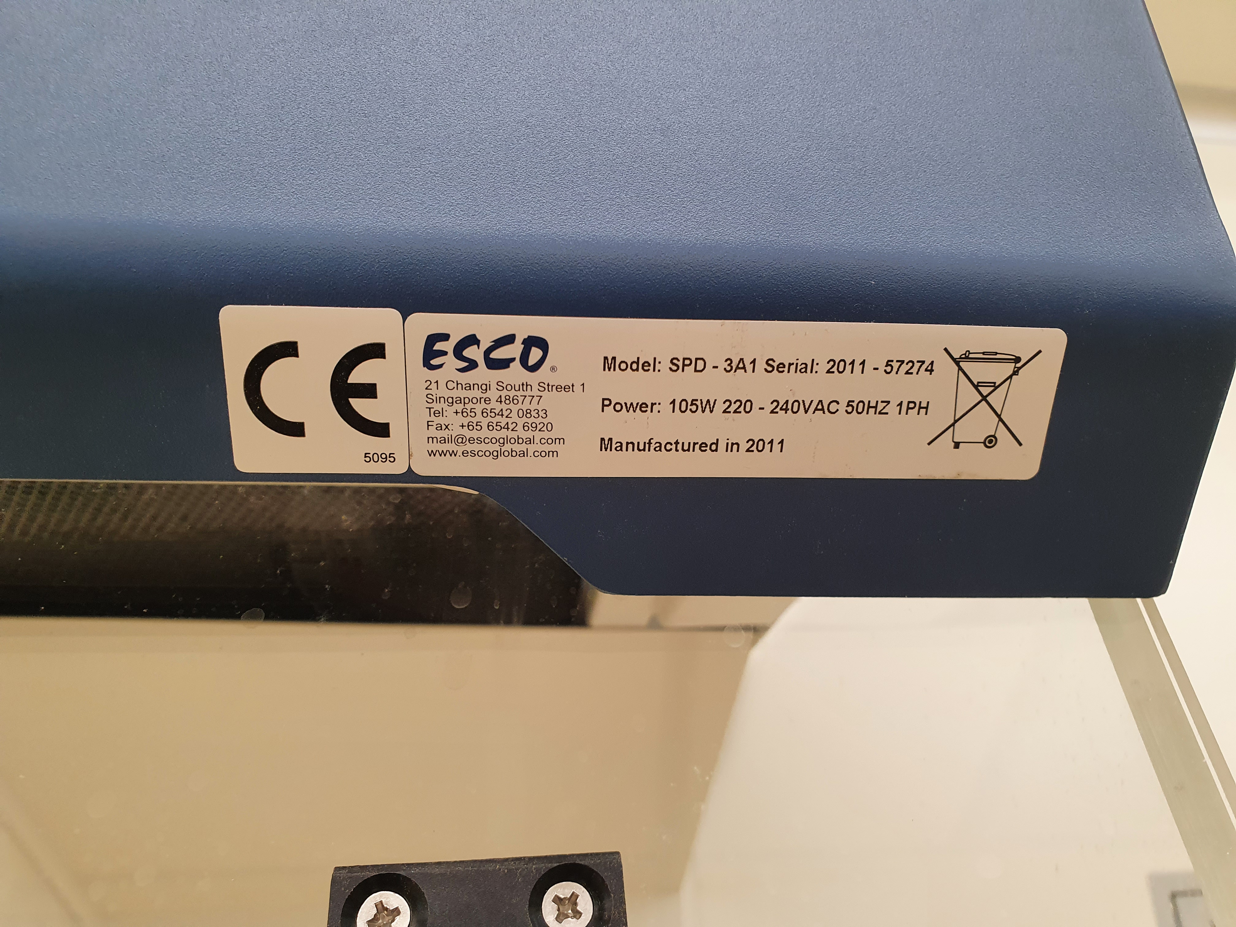 CAPPE CHIMICHE MODELLO SPD 3A1 ESCO in vendita - foto 3