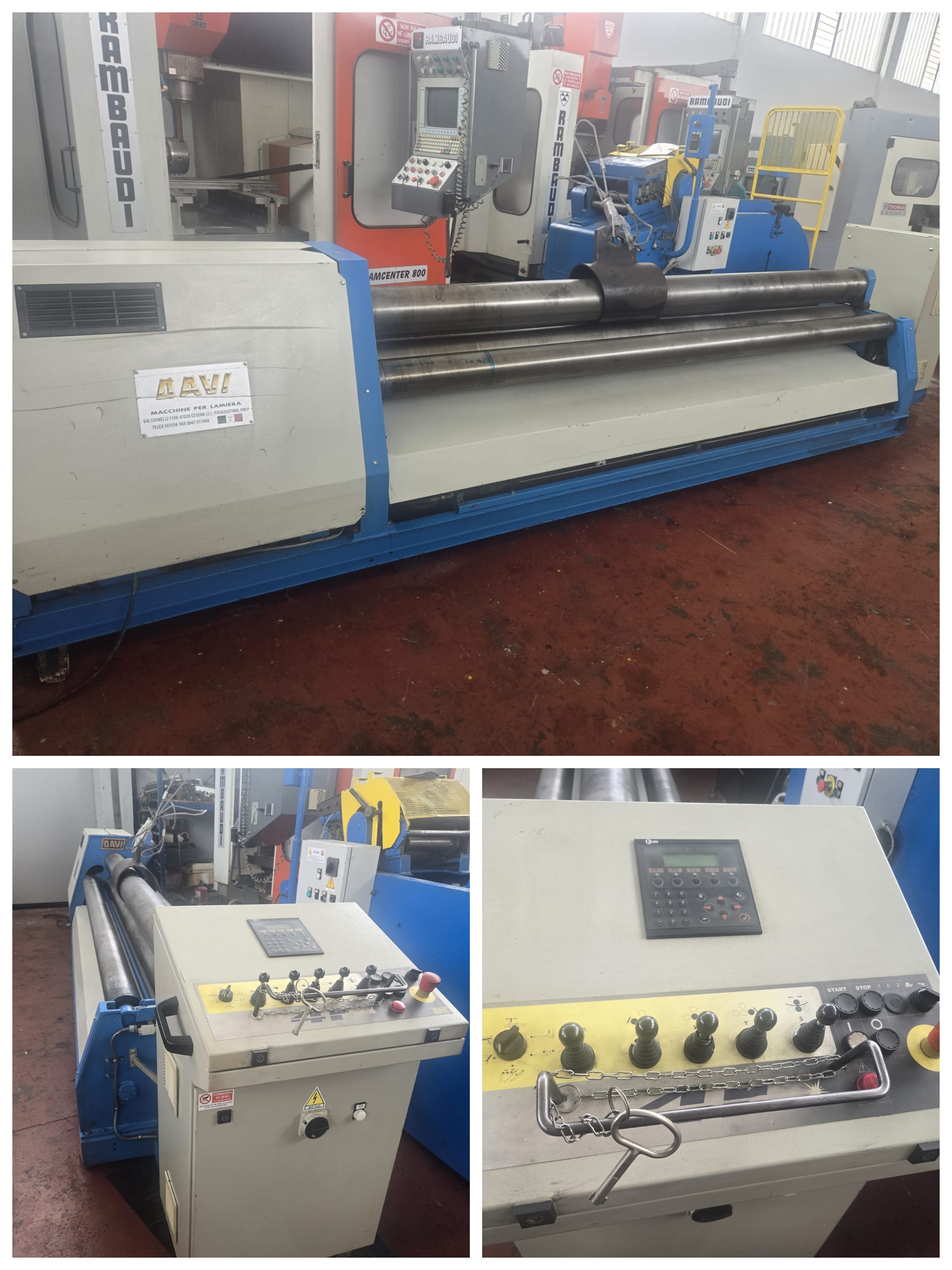Calandra motorizzata DAVI Modello MCB 3000 x 6 mm in vendita - foto 2