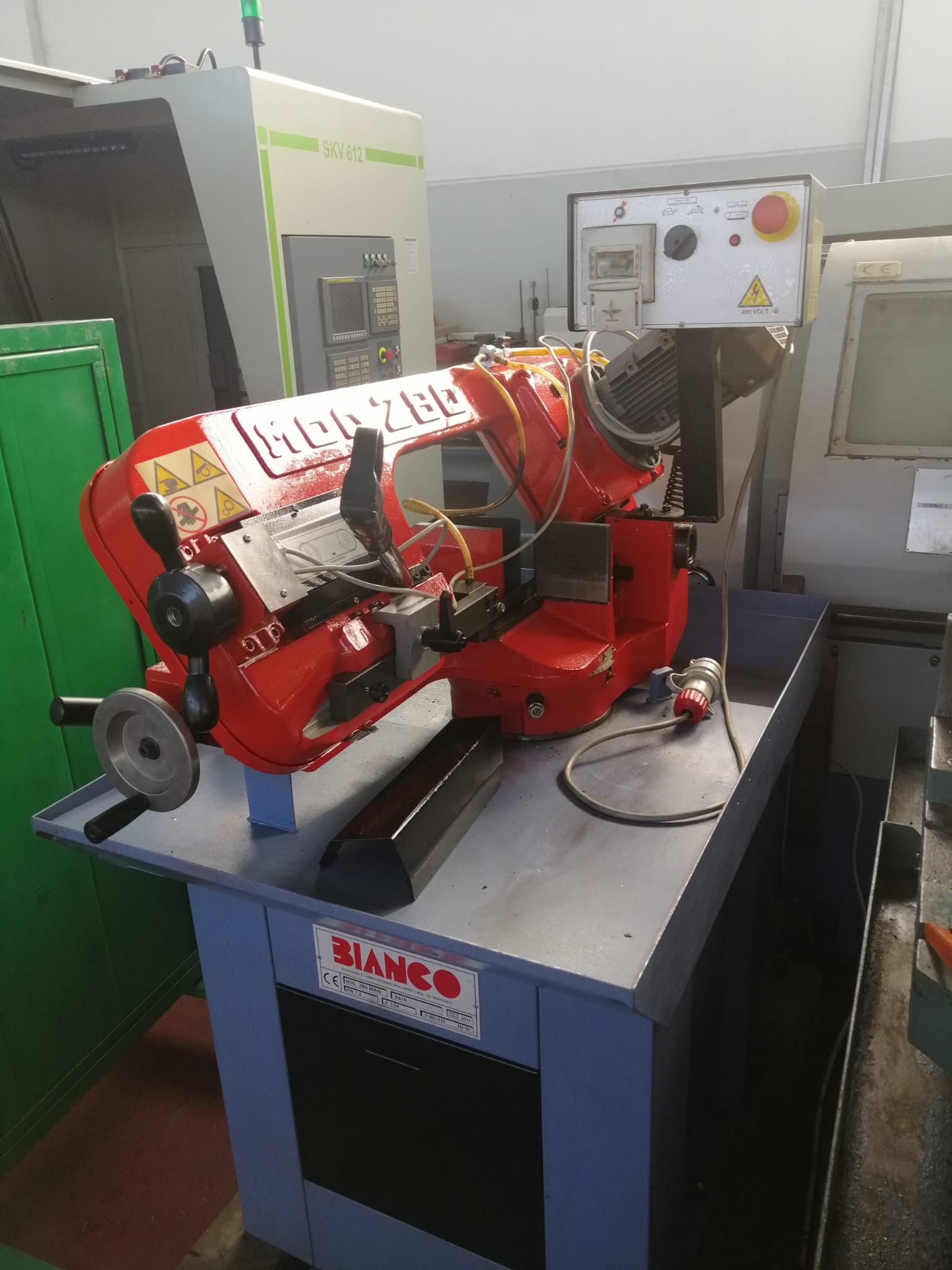Segatrice a nastro manuale BIANCO Mod 280 in vendita - foto 3