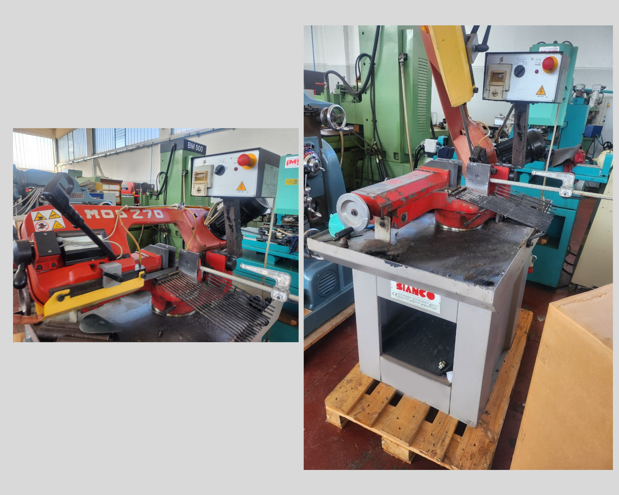 Segatrice a nastro manuale BIANCO Mod 270 in vendita - foto 2