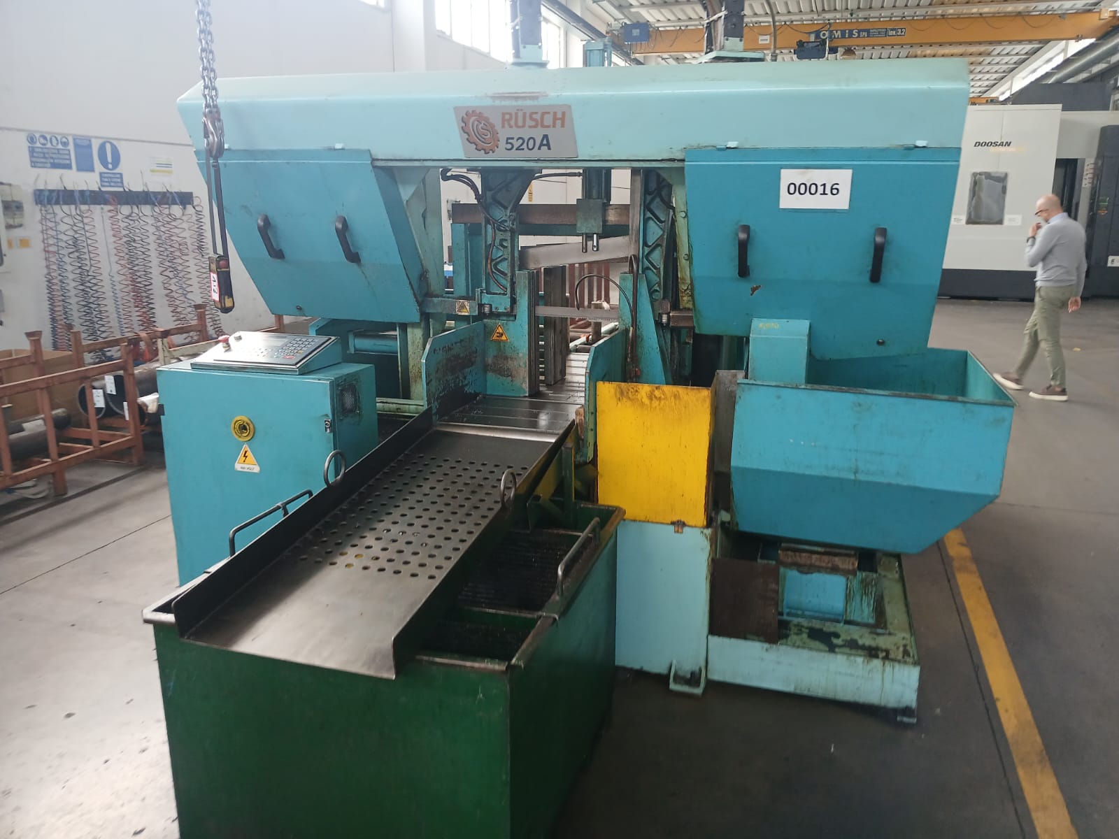 Segatrice a nastro Scortegagna / Rusch mod 520 a in vendita - foto 1