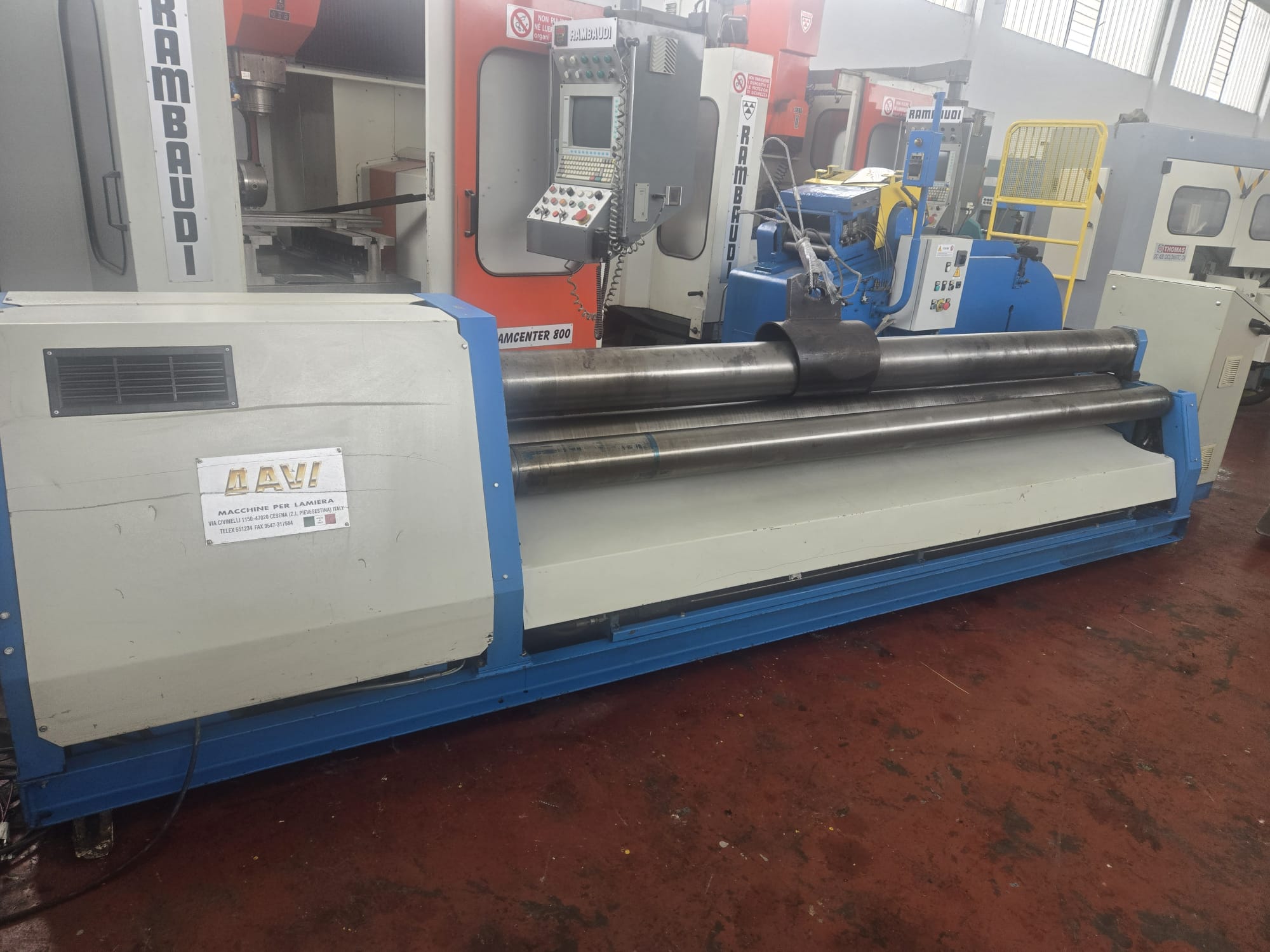 Calandra motorizzata DAVI Modello MCB 3000 x 6 mm in vendita - foto 1