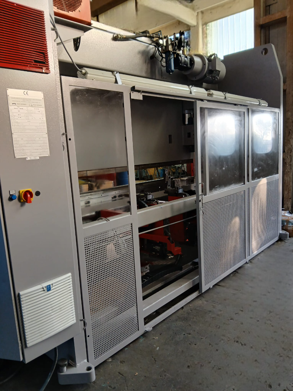 Piegatrice lamiera Beyeler Mod pr 8 4100 mm x 320 ton in vendita - foto 5