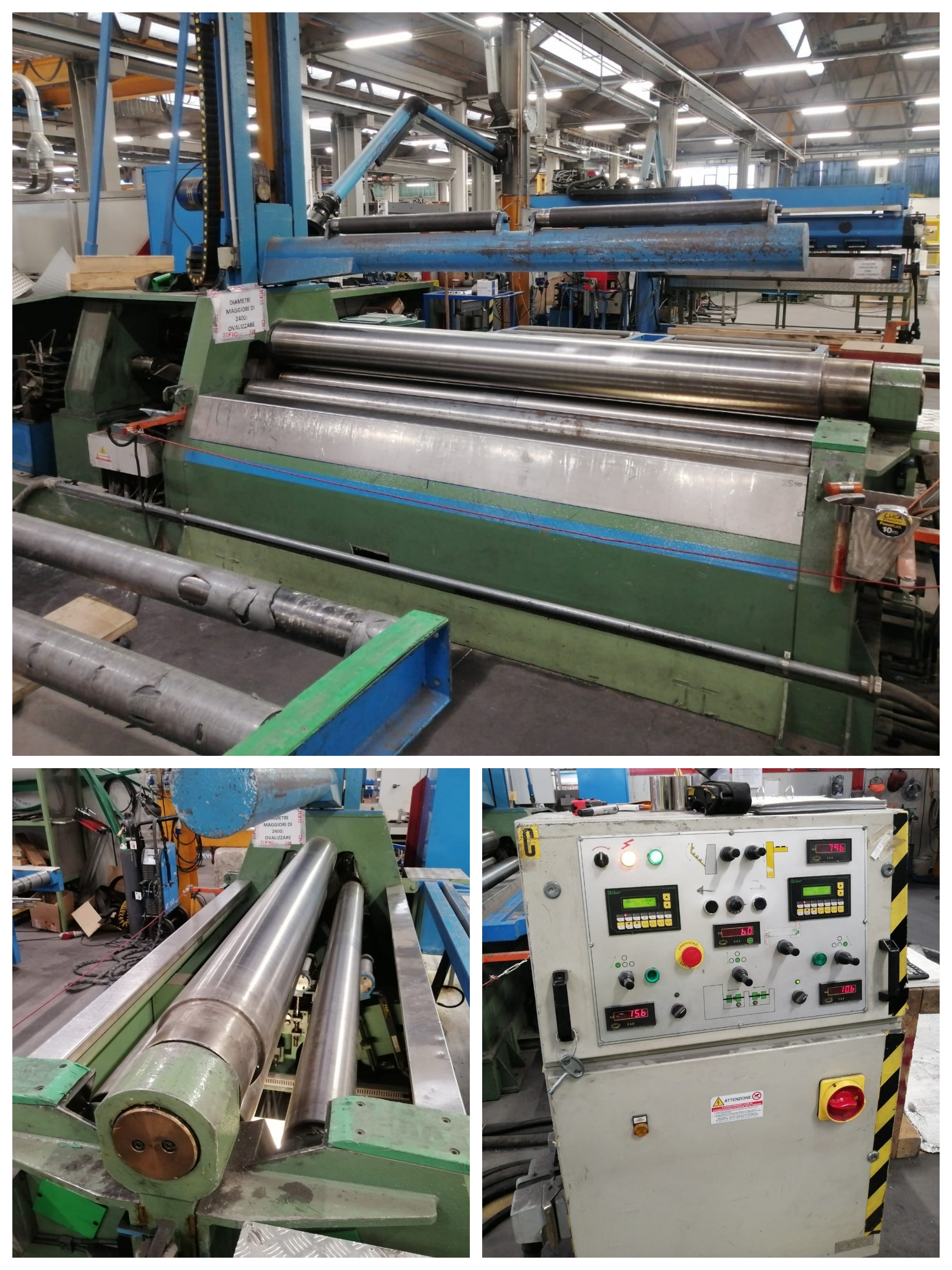 Calandra lamiera Omcca 2500 x6/8 in vendita - foto 2