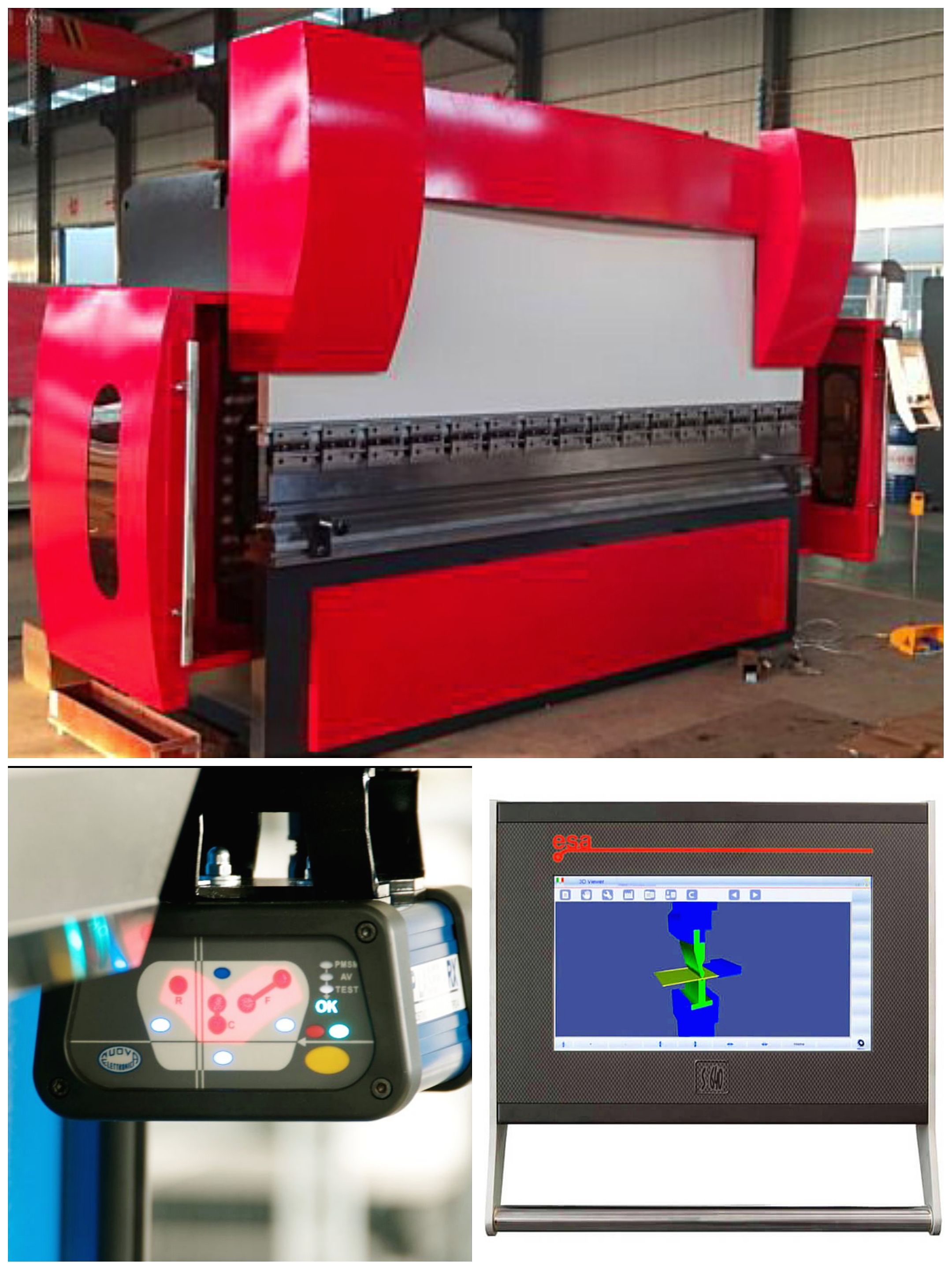 Piegatrice idraulica sincronizzata 3 x 160 ton cnc  in vendita - foto 1