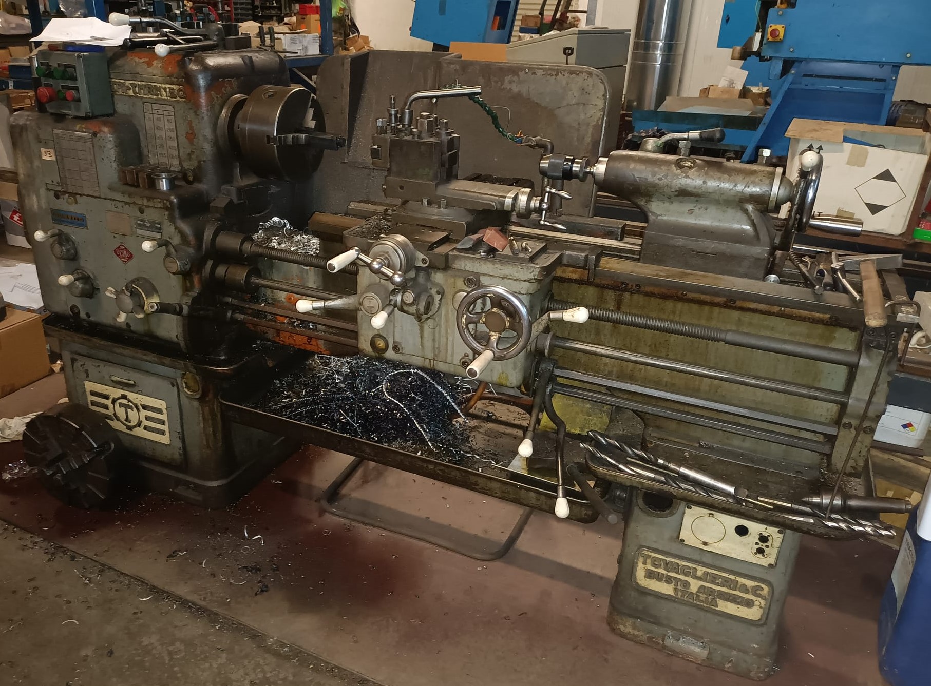 Tornio parallelo Tovaglieri Mod TMRN 150 in vendita - foto 3