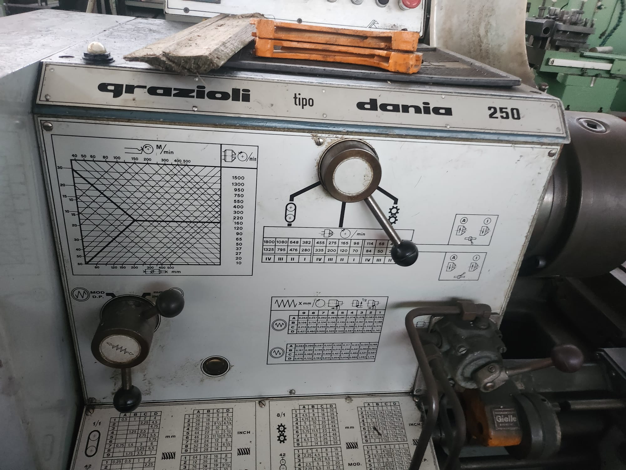 Tornio parallelo Grazioli Mod Dania 250 in vendita - foto 3