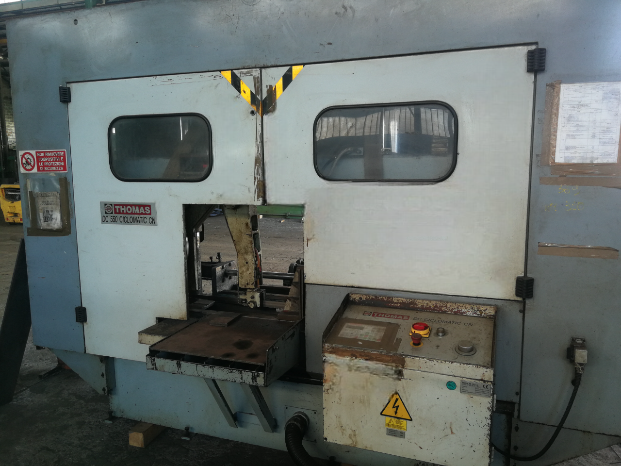 Segatrice a nastro Aut. THOMAS Mod DC 550 CICLOMATIC Cn in vendita - foto 5