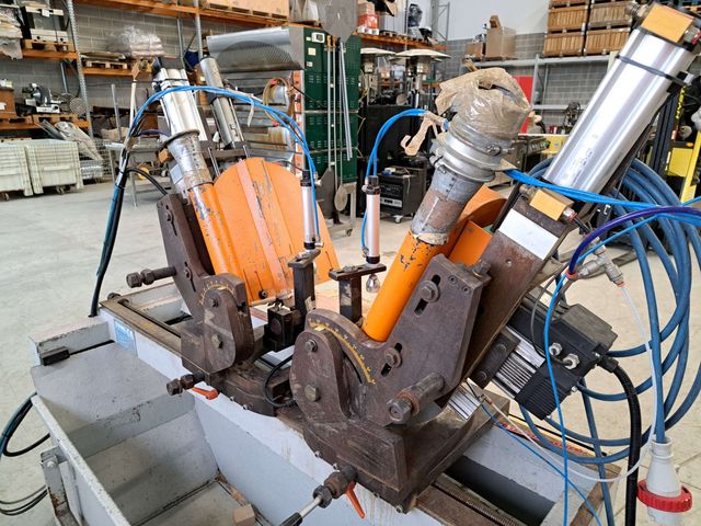 Troncatrice doppia COMEC mod. TD1200 - a norme CE in vendita - foto 8