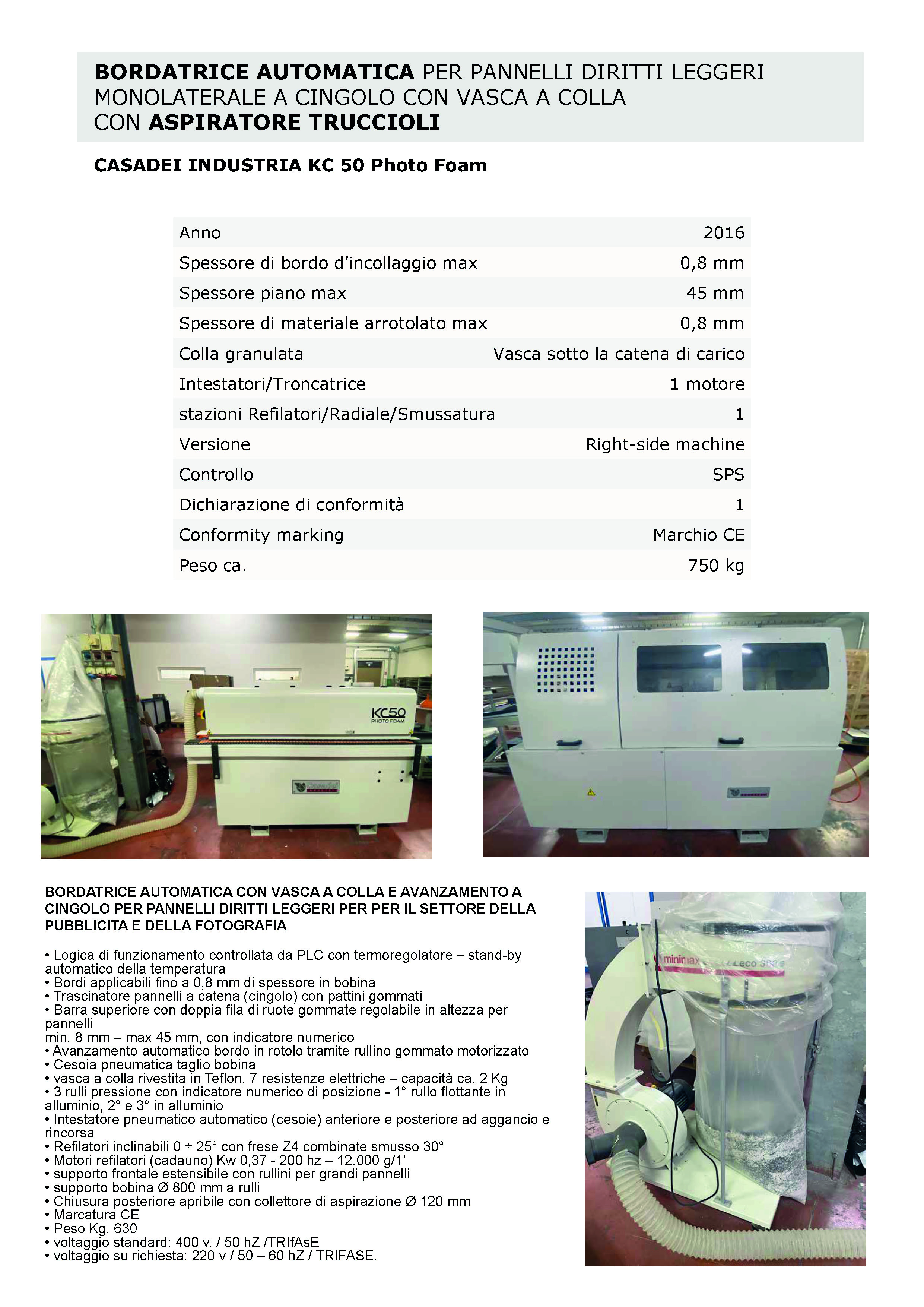 Bordatrici legno in vendita