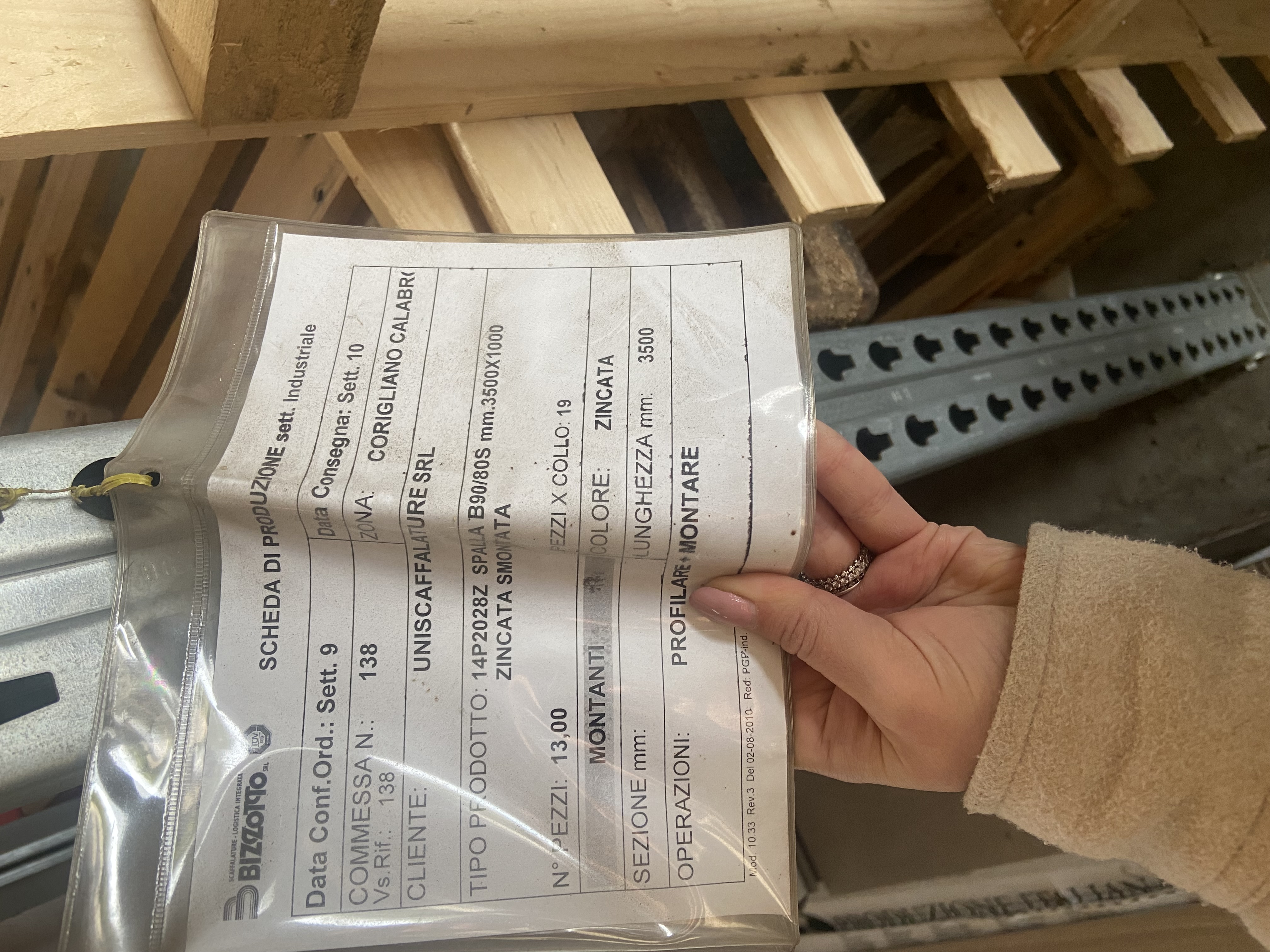 SCAFFALATURA INDUSTRIALE PORTAPALLET in vendita - foto 2