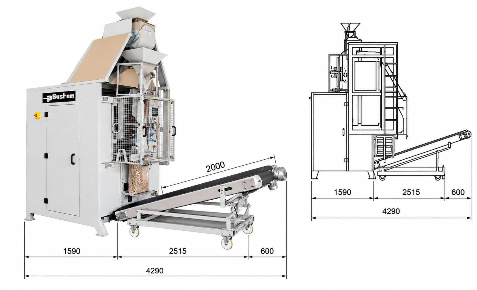 INSACCATRICE AUTOMATICA NUOVA P SYSTEM PER PELLET   in vendita - foto 2