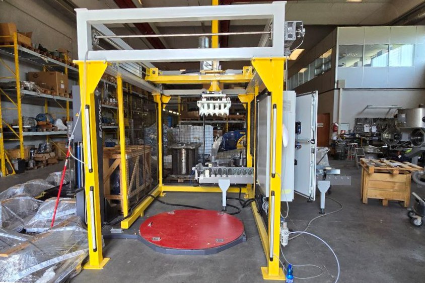 Pallettizzatore con avvolgitore di pallet NUOVO in vendita - foto 3