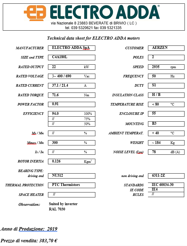 Varie meccanica in vendita