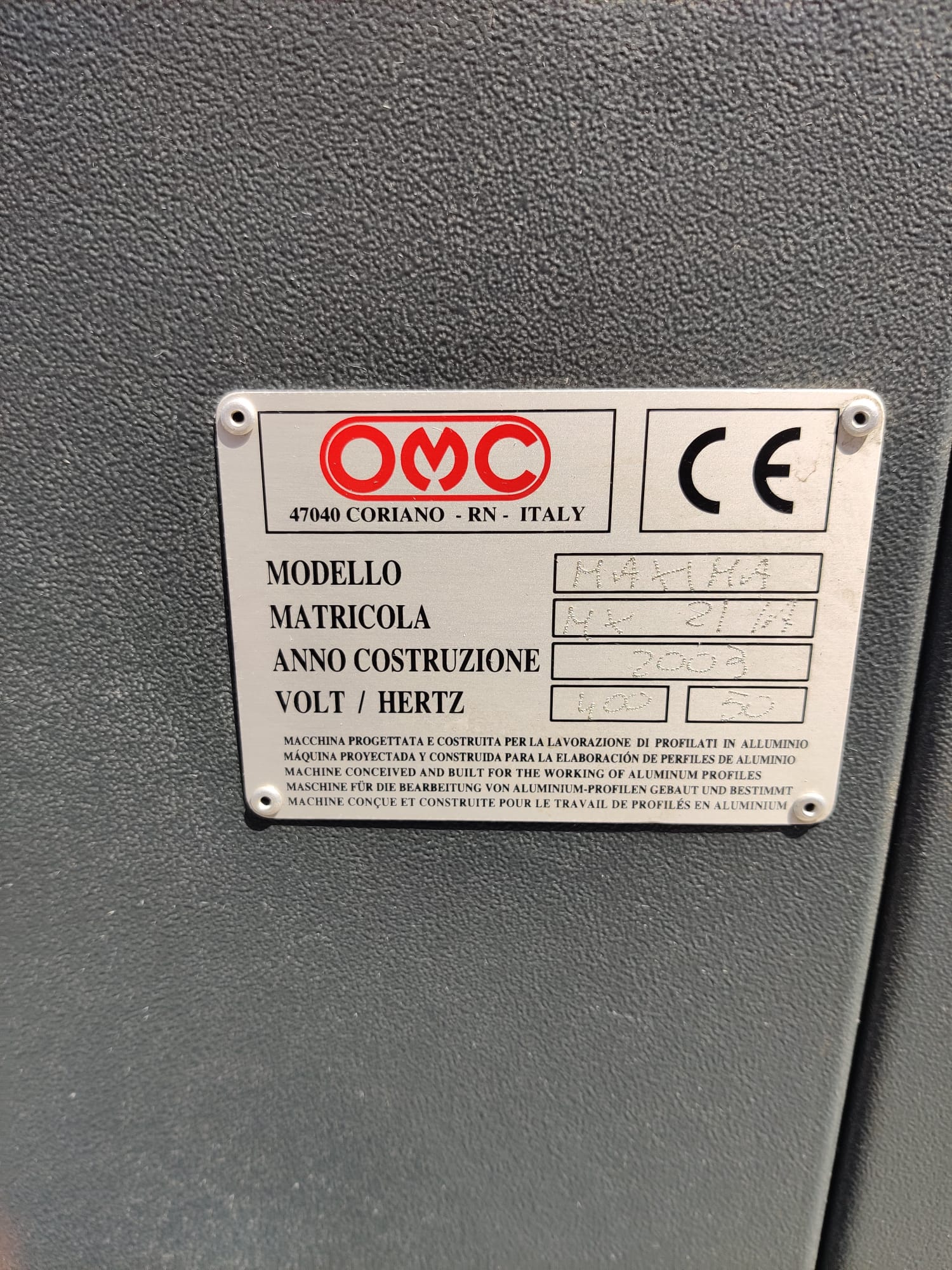 FRESATRICE OMC MAXIMA in vendita - foto 3
