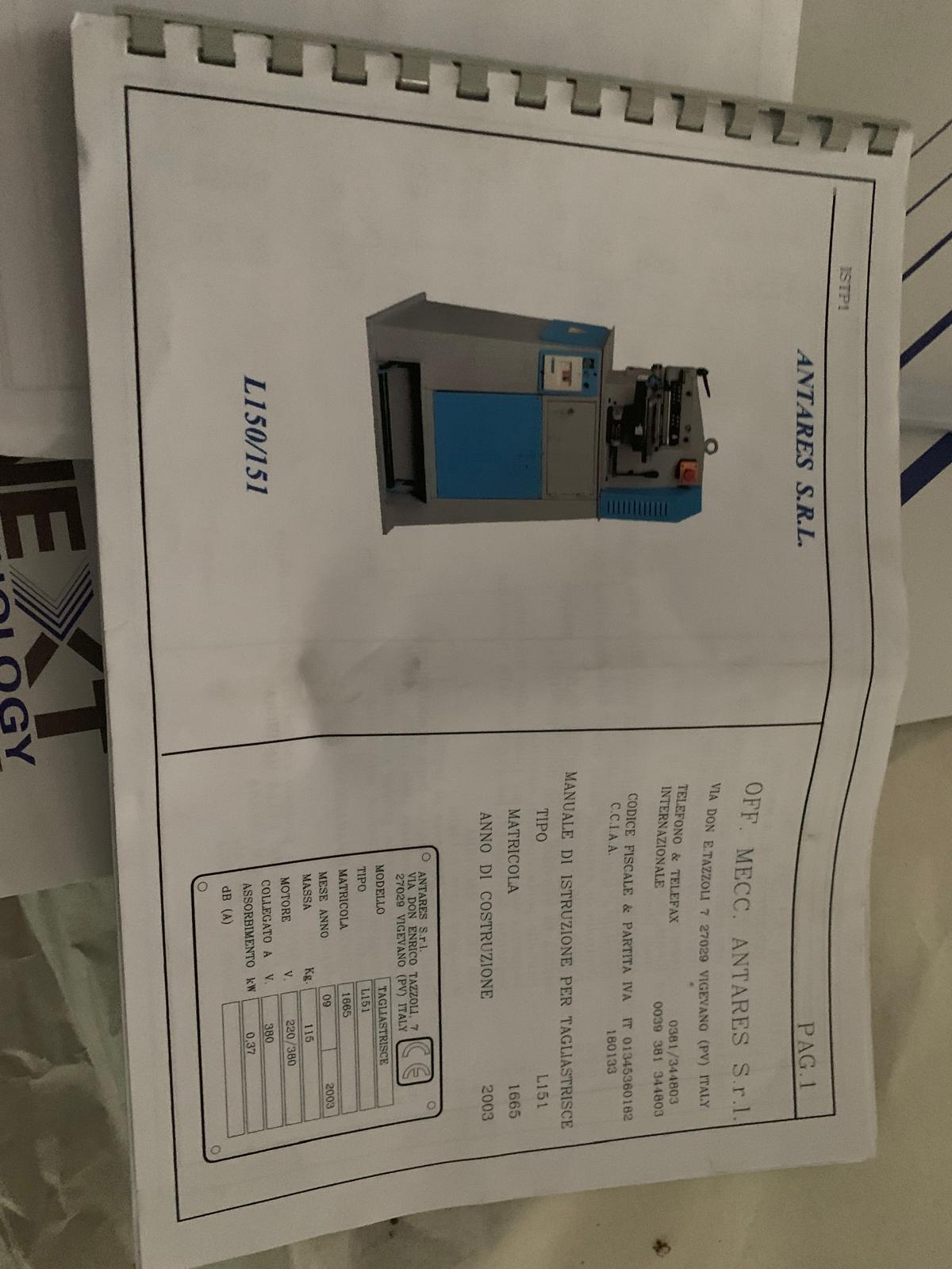 Taglierina Antares marcata CE in vendita - foto 2