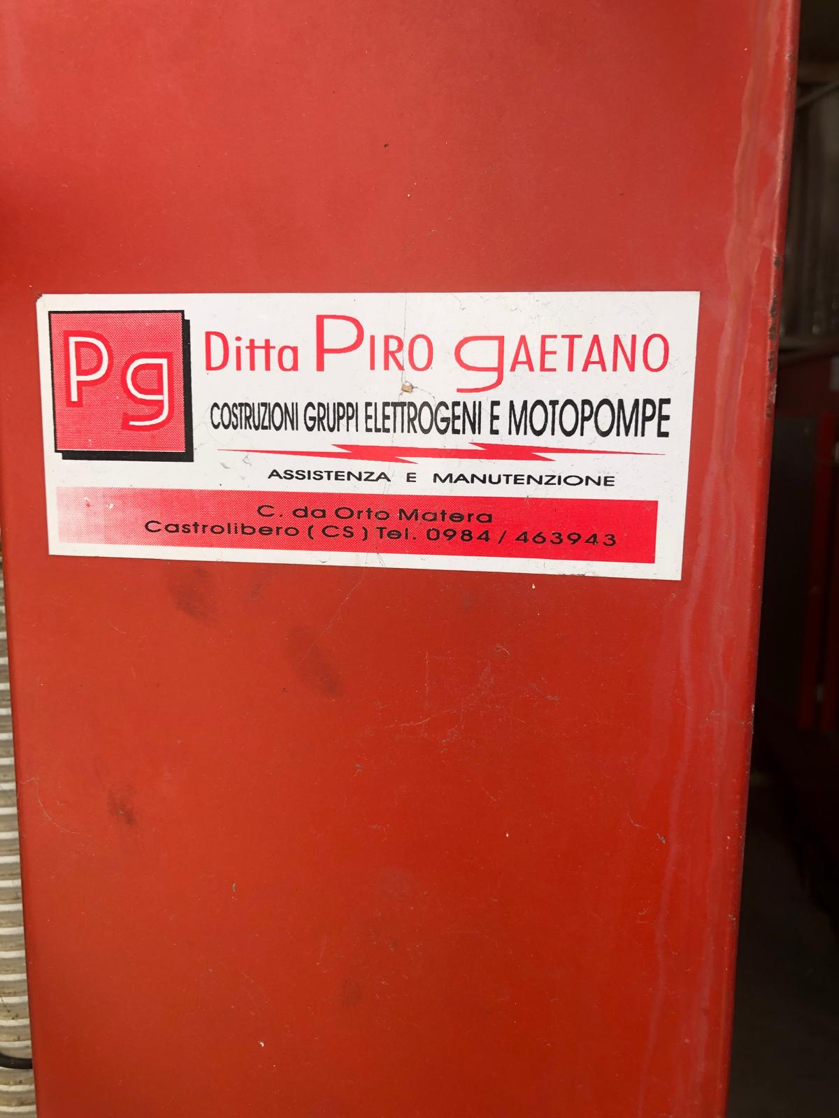 Gruppo elettrogeno usato – 180 kW – Marca PG in vendita - foto 4
