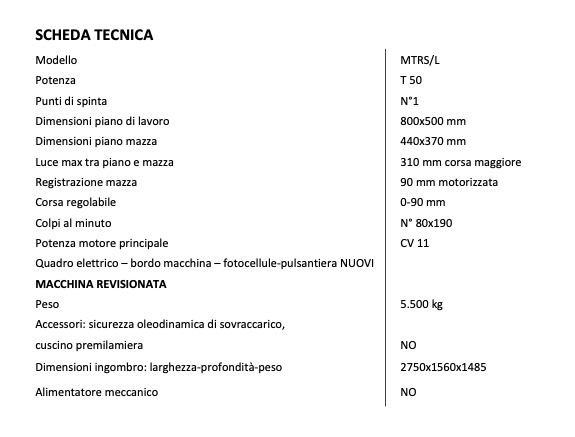 PRESSA BALCONI MTRS/L 50 in vendita - foto 5