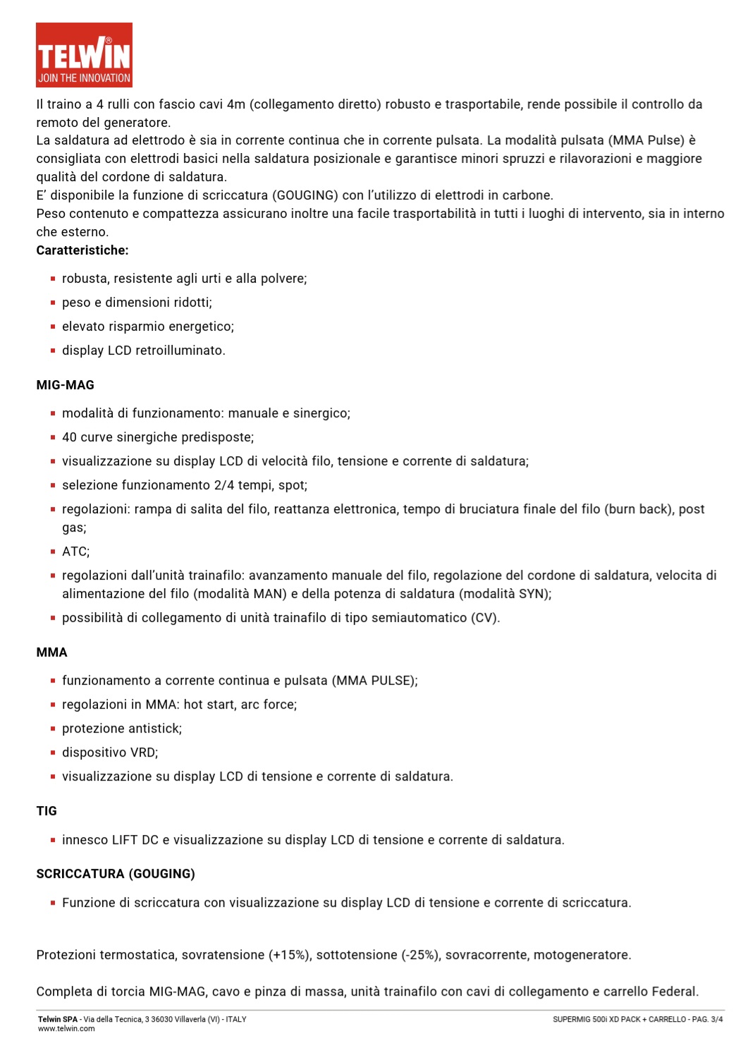 SALDATRICE NUOVA TELWIN SUPERMIG 500I XD in vendita - foto 7
