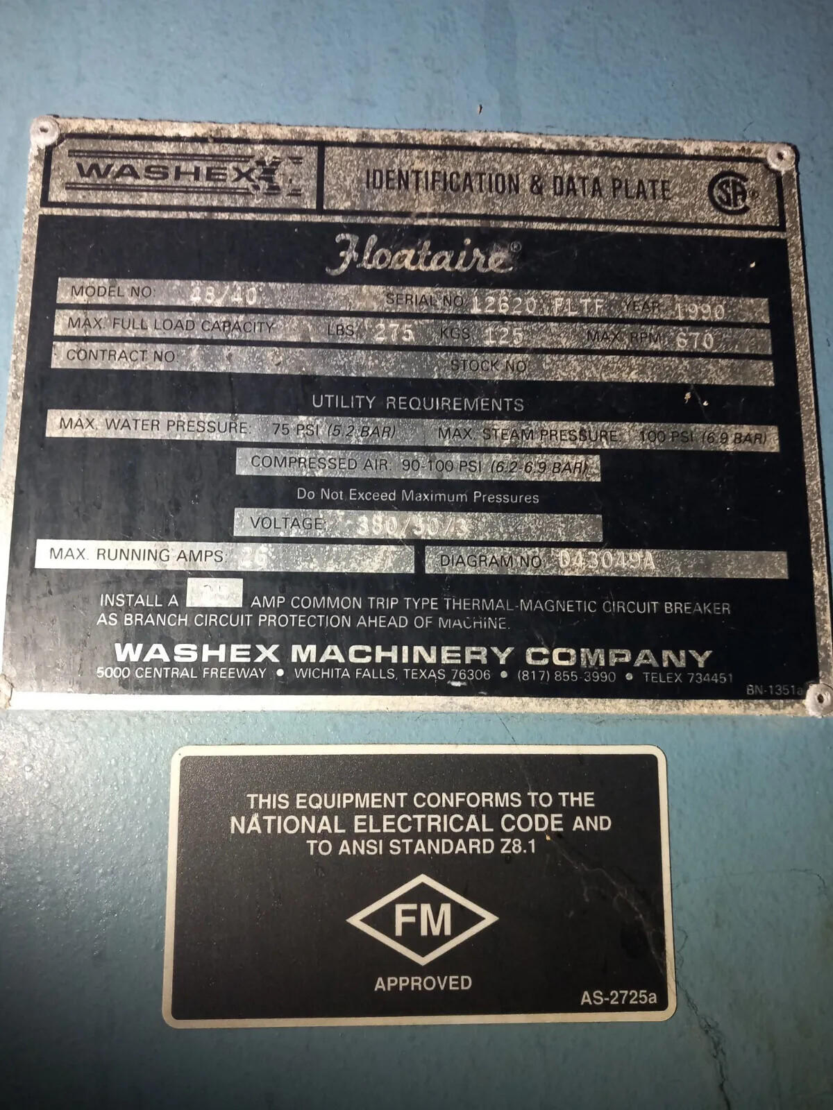 Lavatrice Industriale Washex 48/40 in vendita - foto 5