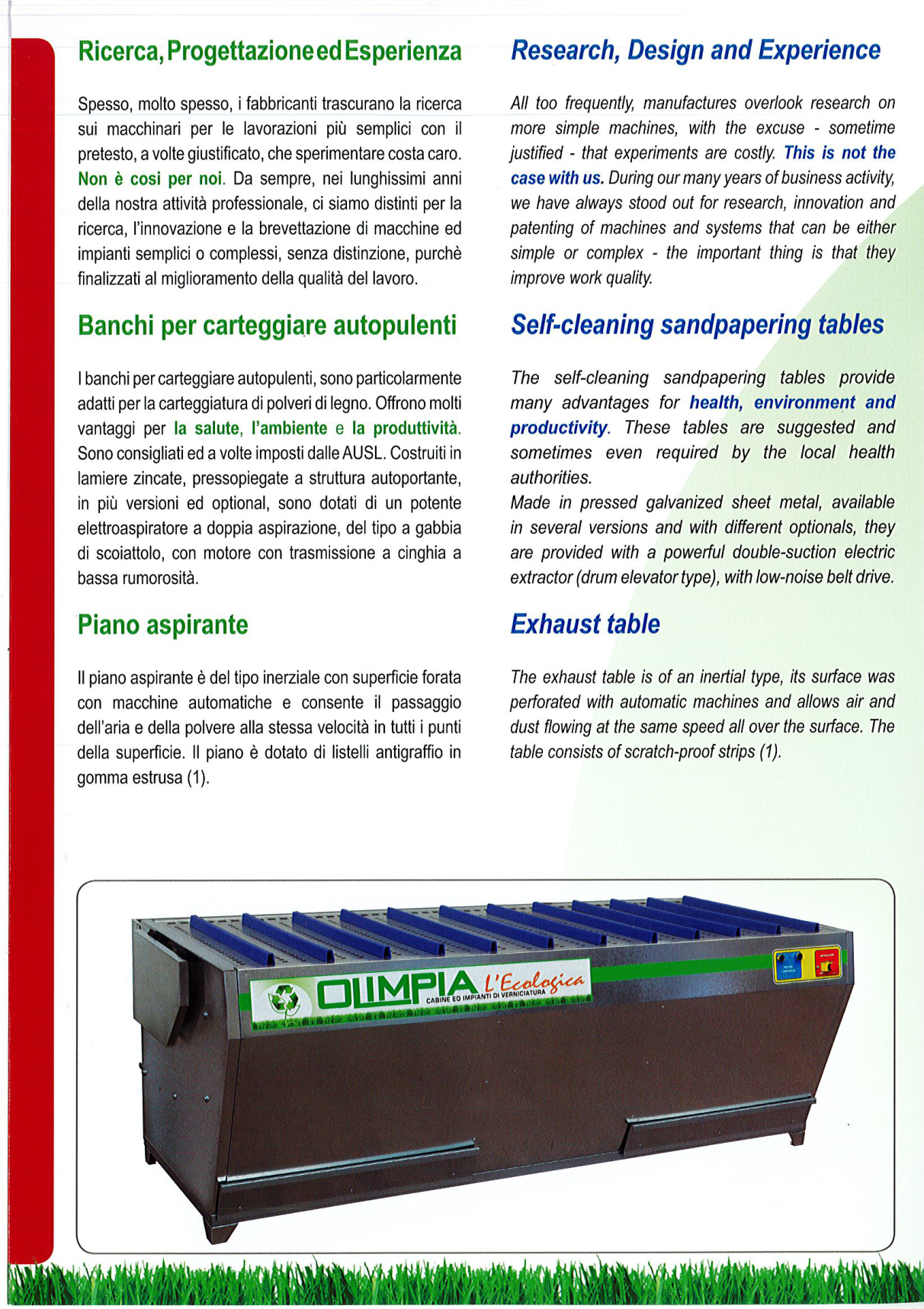 banchi per carteggiare Autopulenti in vendita - foto 2