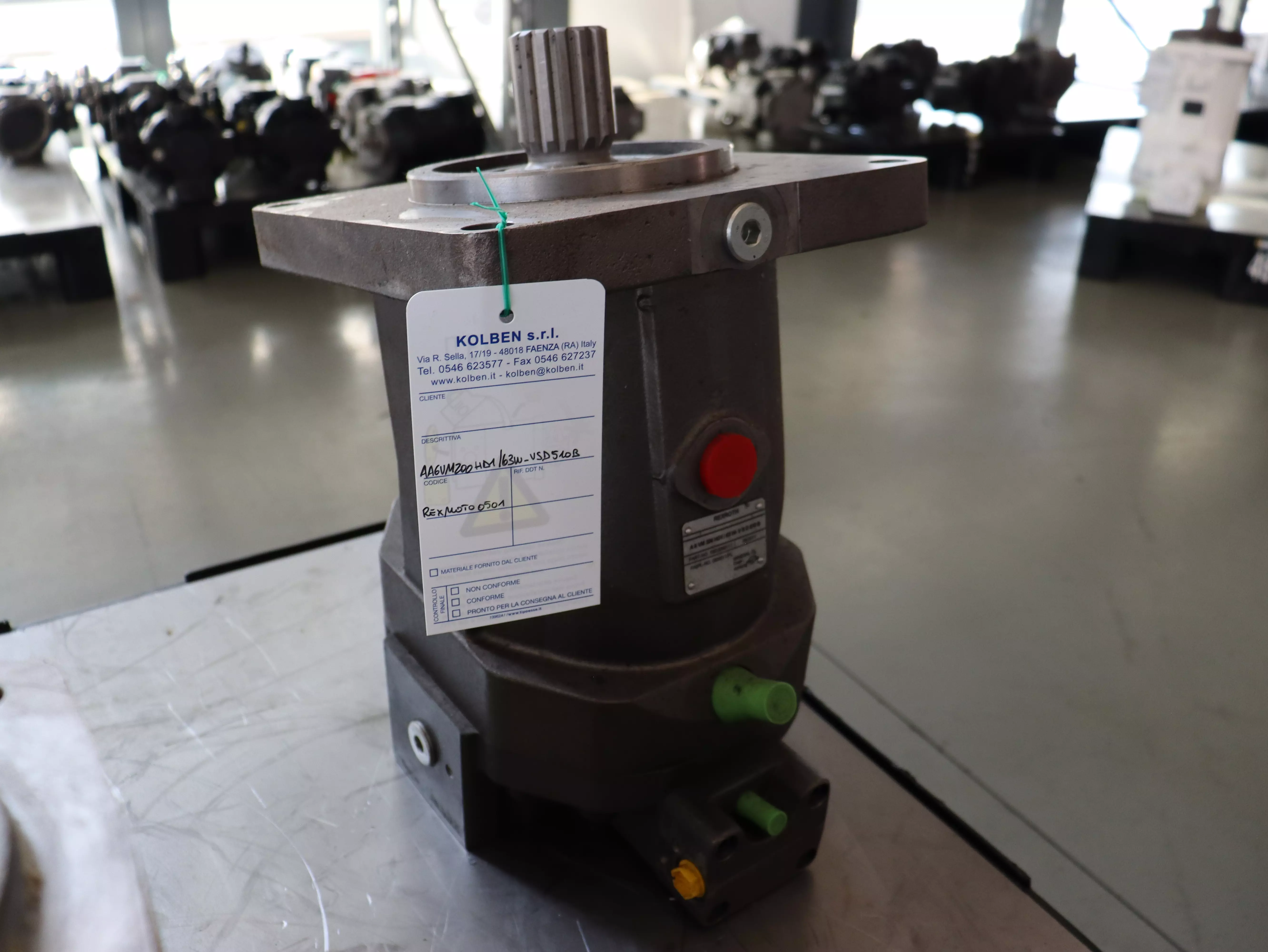 Motore Rexroth AA6VM200HD1/63W-VSD510B in vendita - foto 2