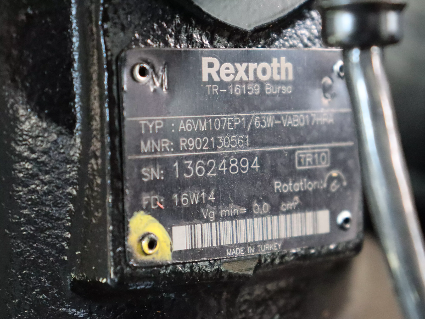 Motore Rexroth A6VM107EP1/63W-VAB017HPA in vendita - foto 4