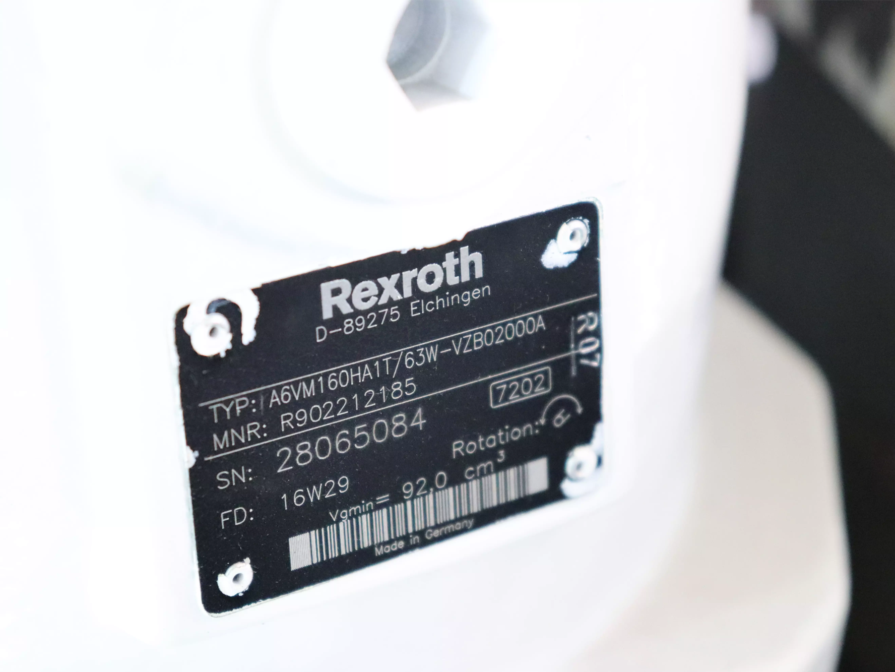 Motore oleodinamico Rexroth A6VM160HD2D/63W-VZB380B-S in vendita - foto 2