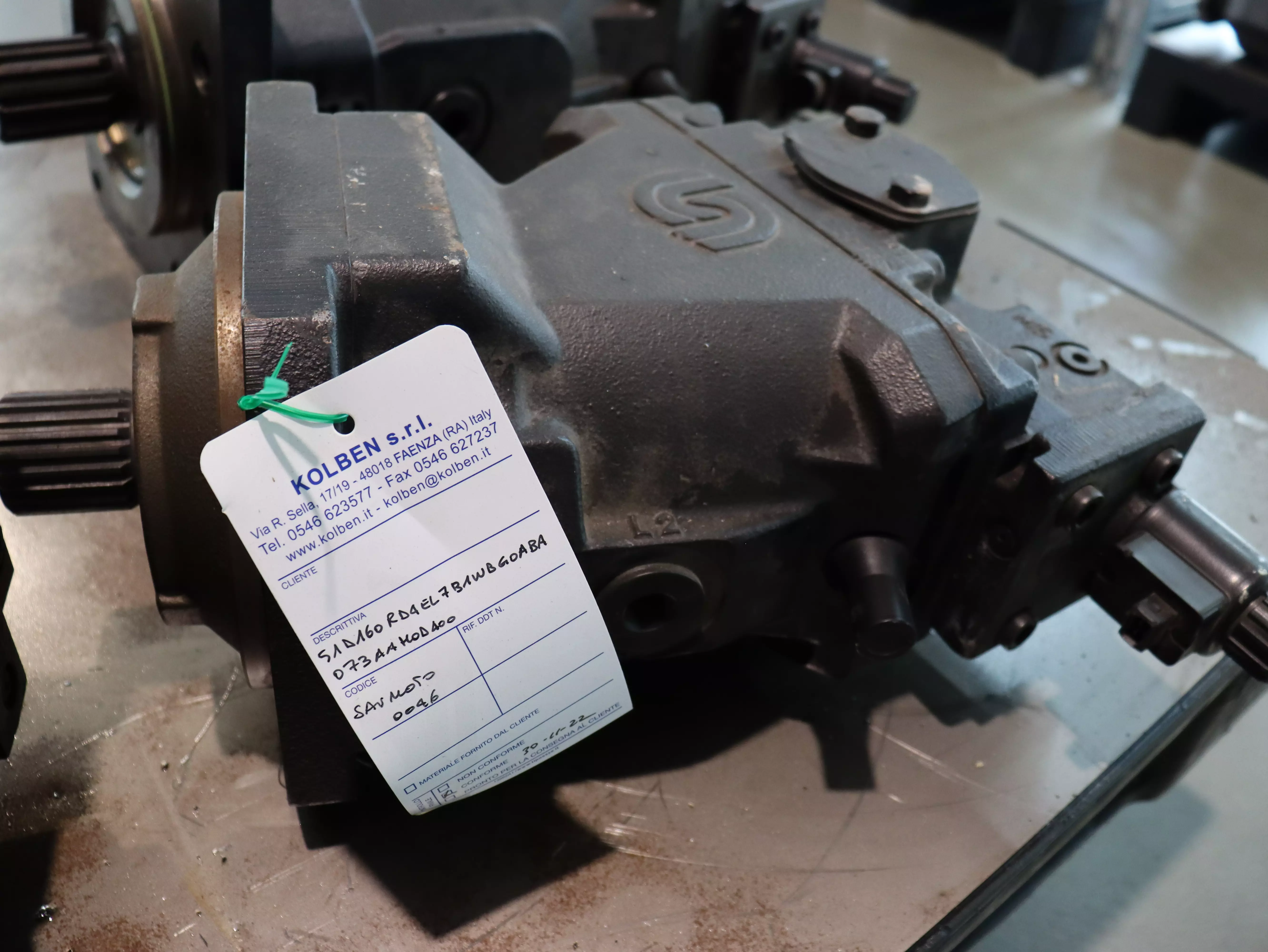 Motore Sauer Danfoss 51D160RD4EL7B1WBG0ABA073AAH0D400 in vendita - foto 2