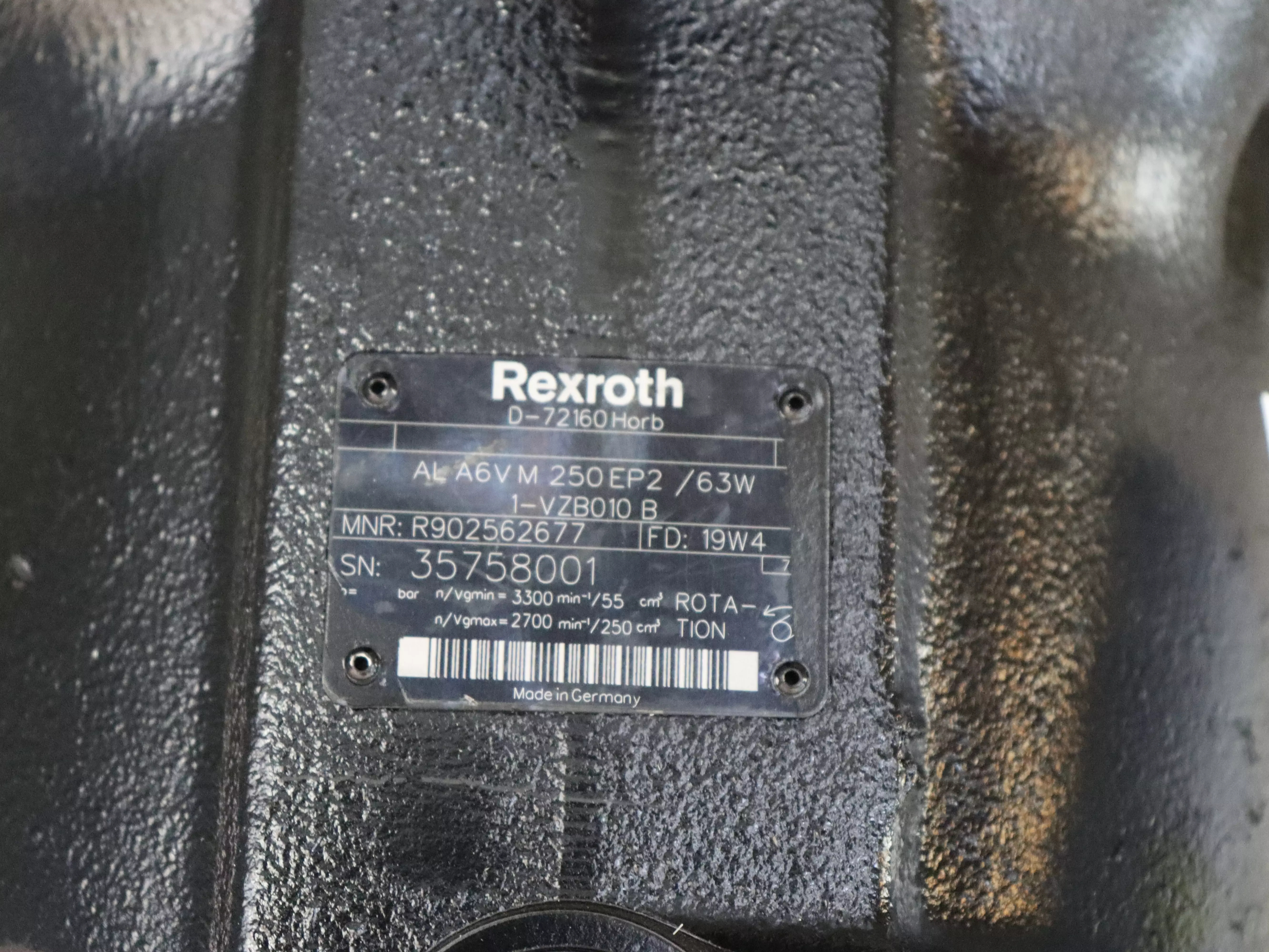Motore Rexroth A6VM250EP2/63W1-VZB010B in vendita - foto 3