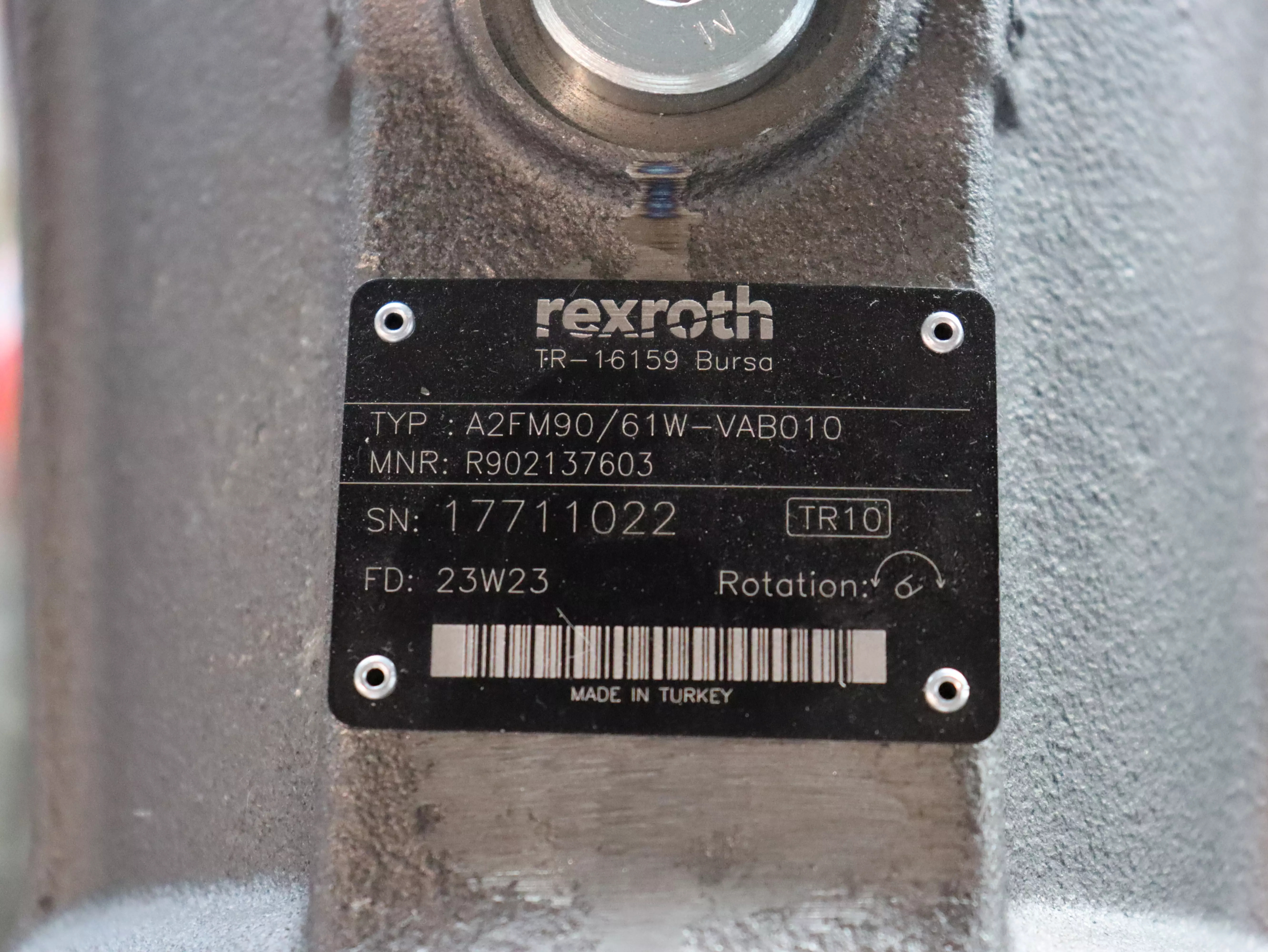 Motore oleodinamico Rexroth A2FM90/61W-VAB010 in vendita - foto 3