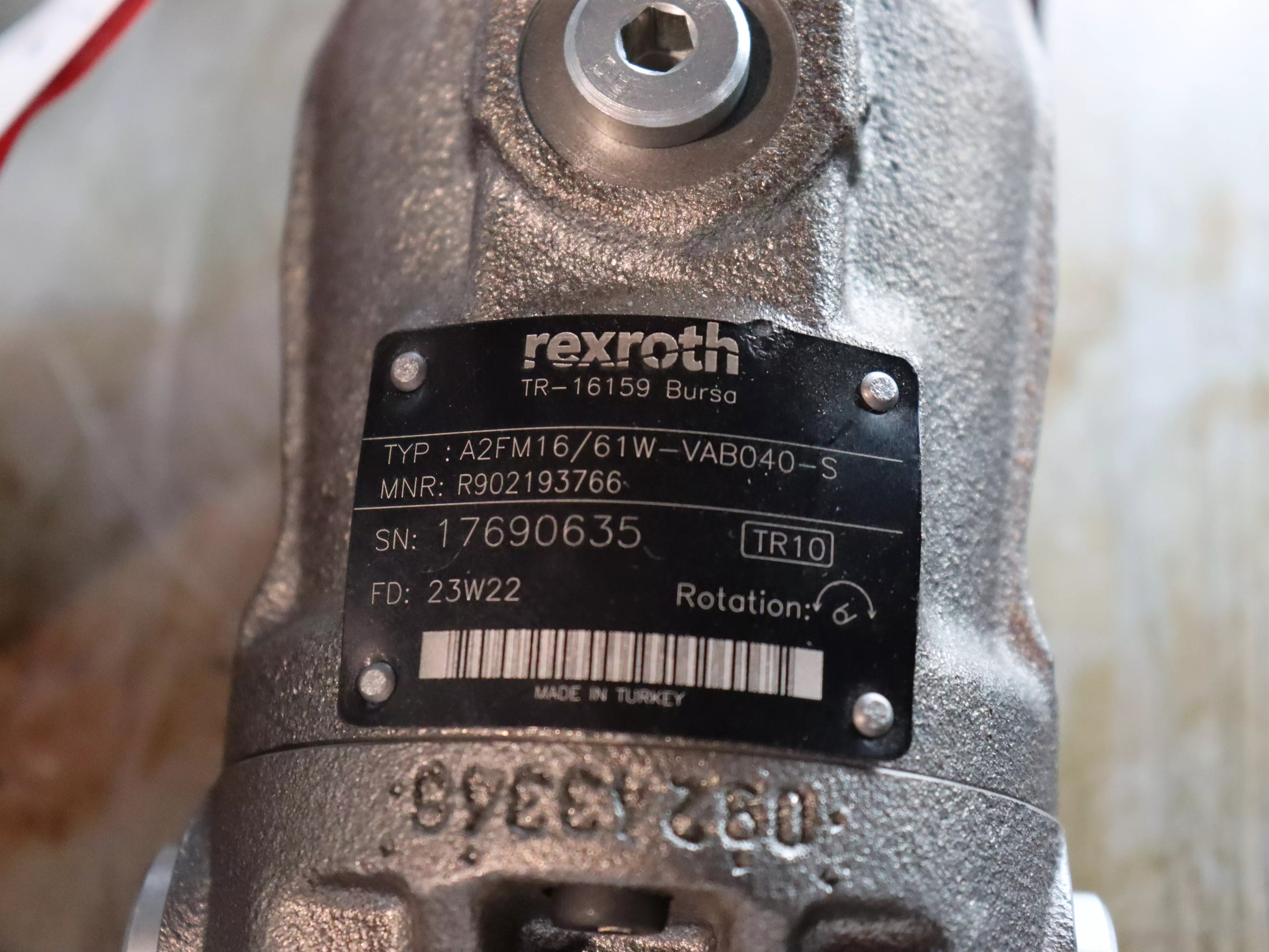 Motore oleodinamico Rexroth A2FM16/61W-VAB040 in vendita - foto 2
