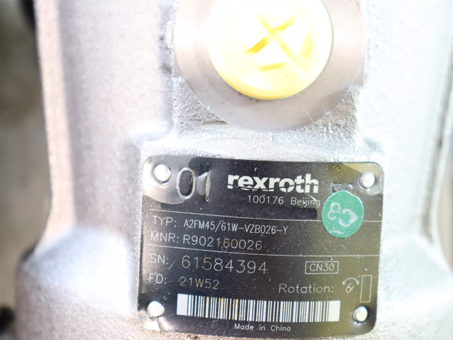 Motore Rexroth A2FM45/61W-VZB026 in vendita - foto 2