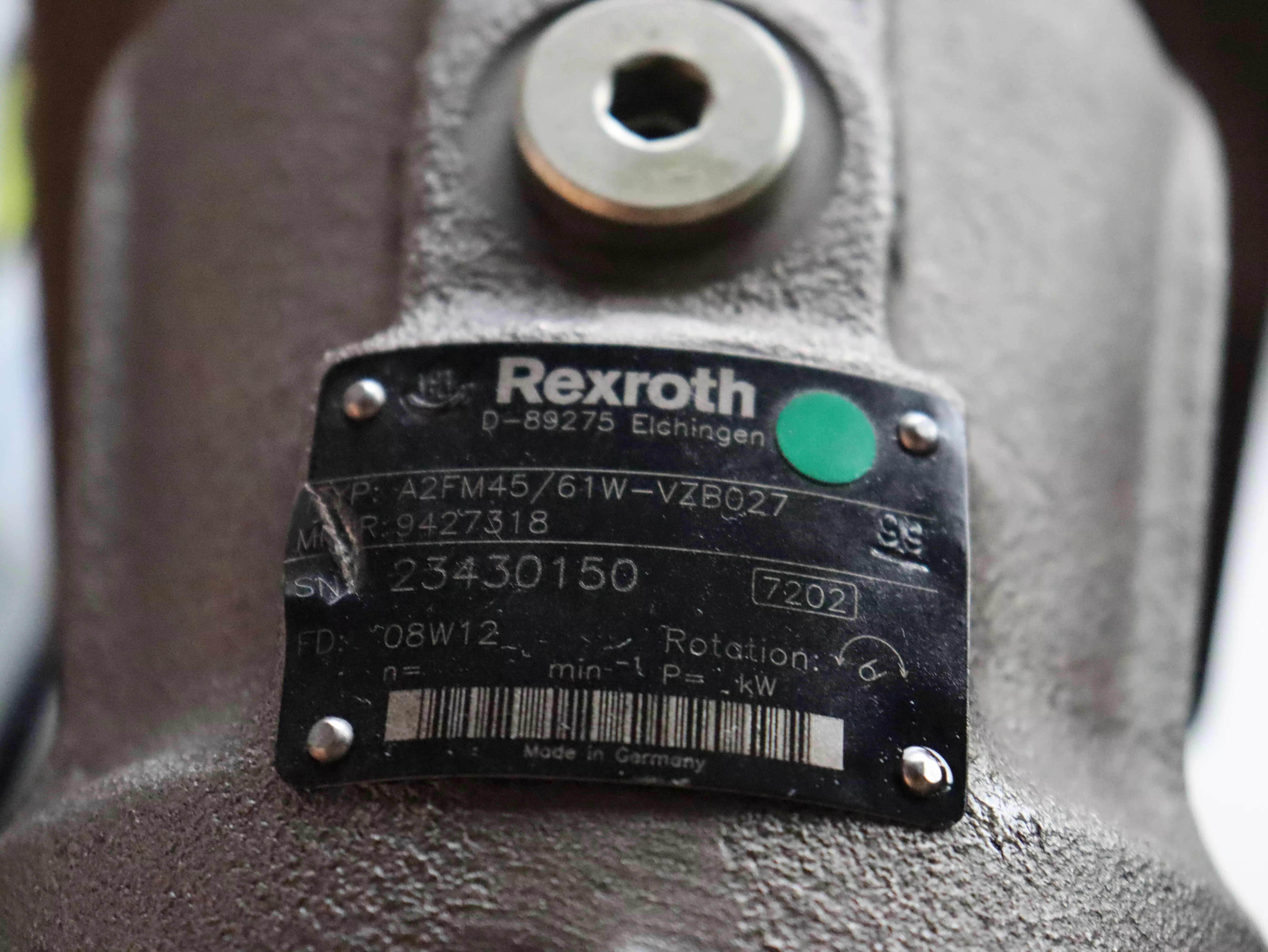 Motore oleodinamico Rexroth A2FM45/61W-VZB027 in vendita - foto 4