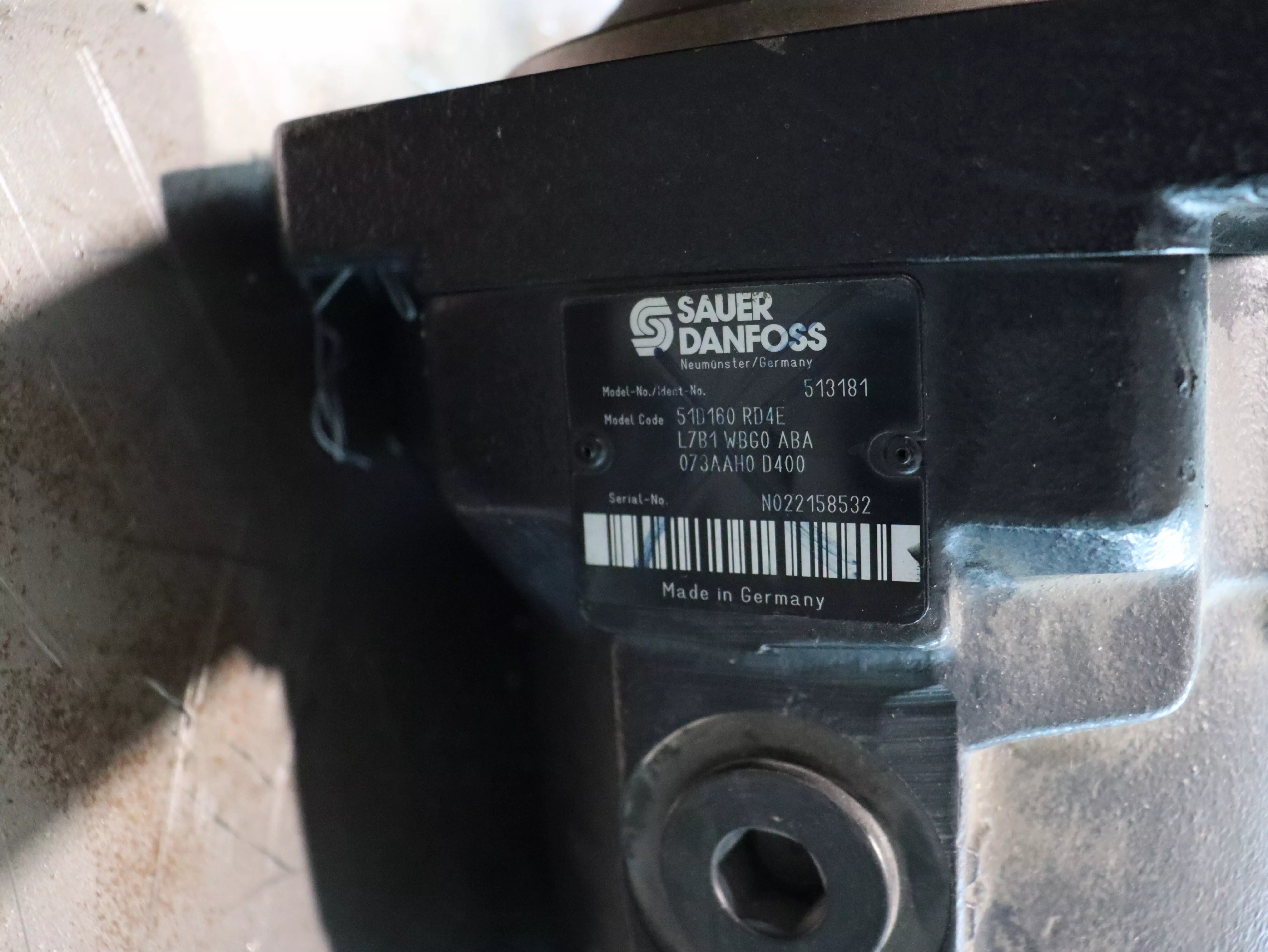 Motore Sauer Danfoss 51D160RD4EL7B1WBG0ABA073AAH0D400 in vendita - foto 5