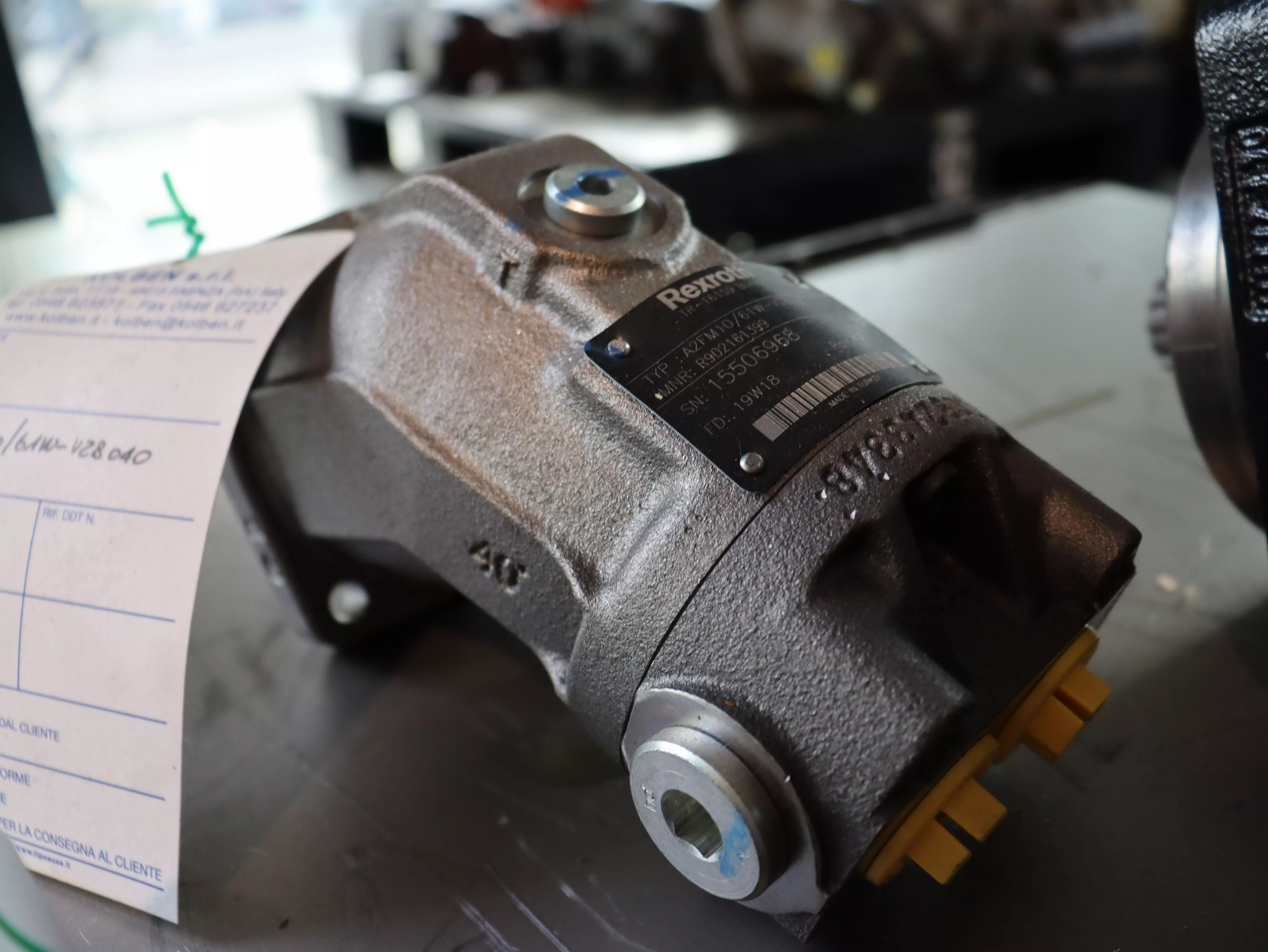 Motore oleodinamico Rexroth A2FM10/61W-VZB040 in vendita - foto 1