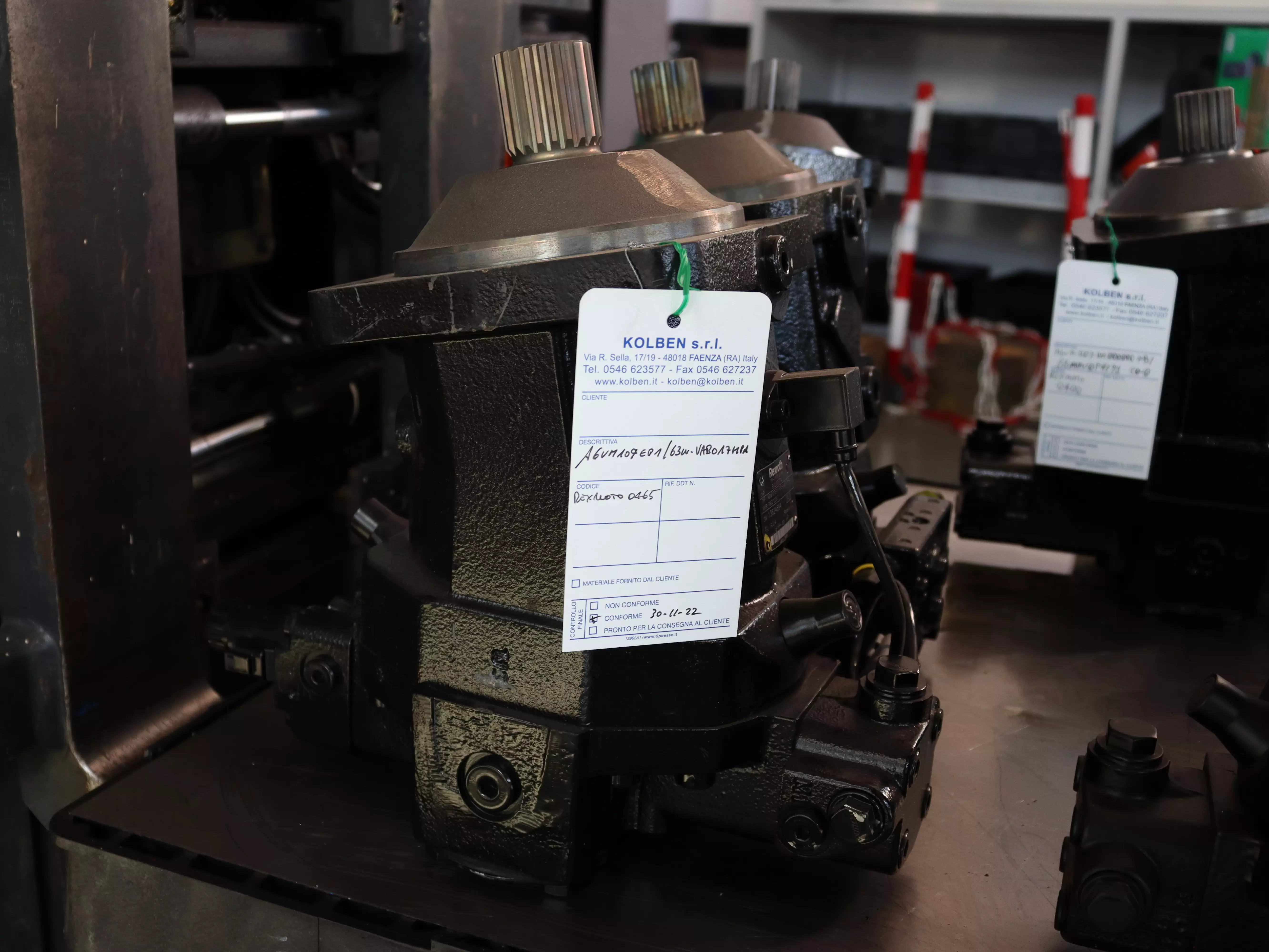 Motore Rexroth A6VM107EP1/63W-VAB017HPA in vendita - foto 2